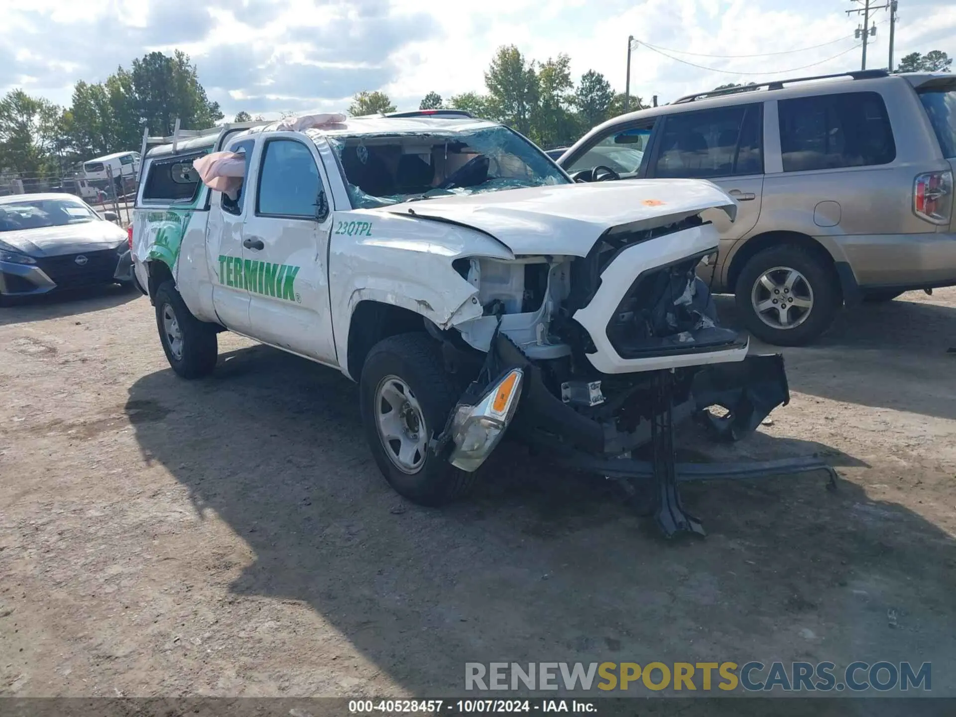 1 Photograph of a damaged car 3TYRX5GN2MT013664 TOYOTA TACOMA 2021