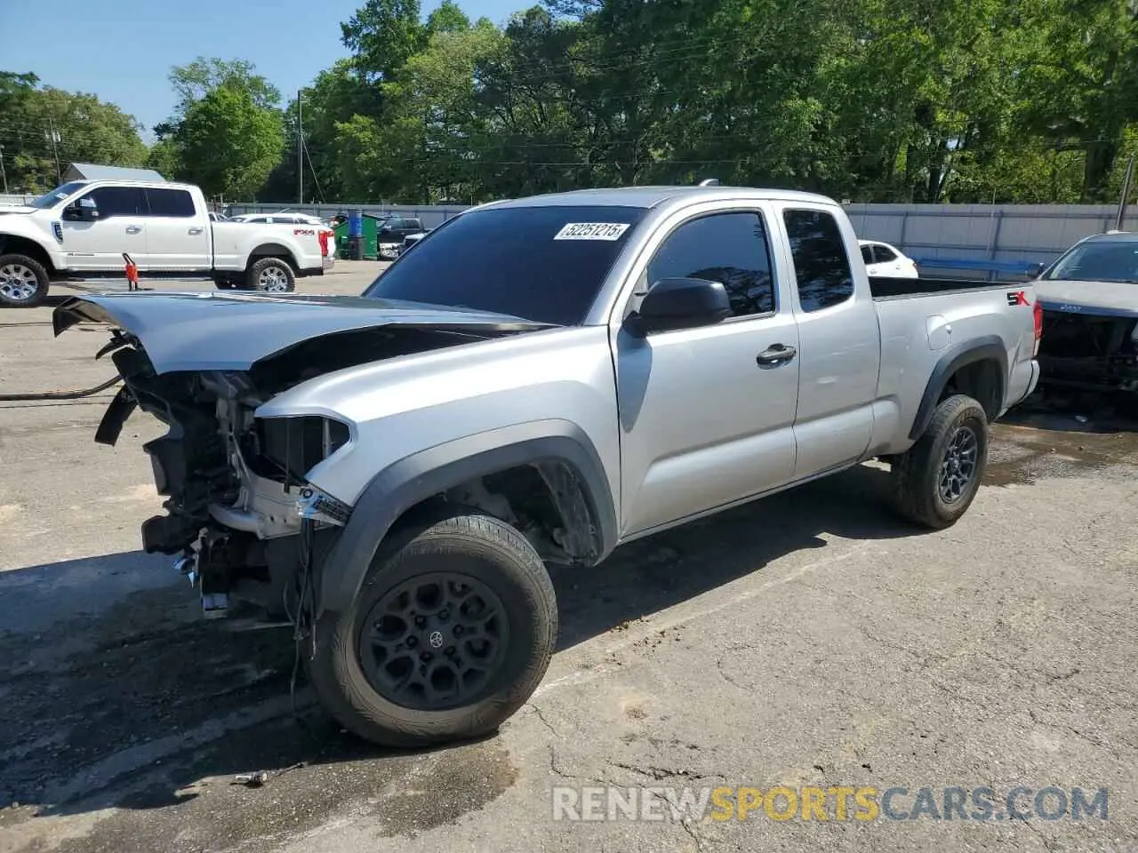 1 Photograph of a damaged car 3TYRX5GN4MT007932 TOYOTA TACOMA 2021