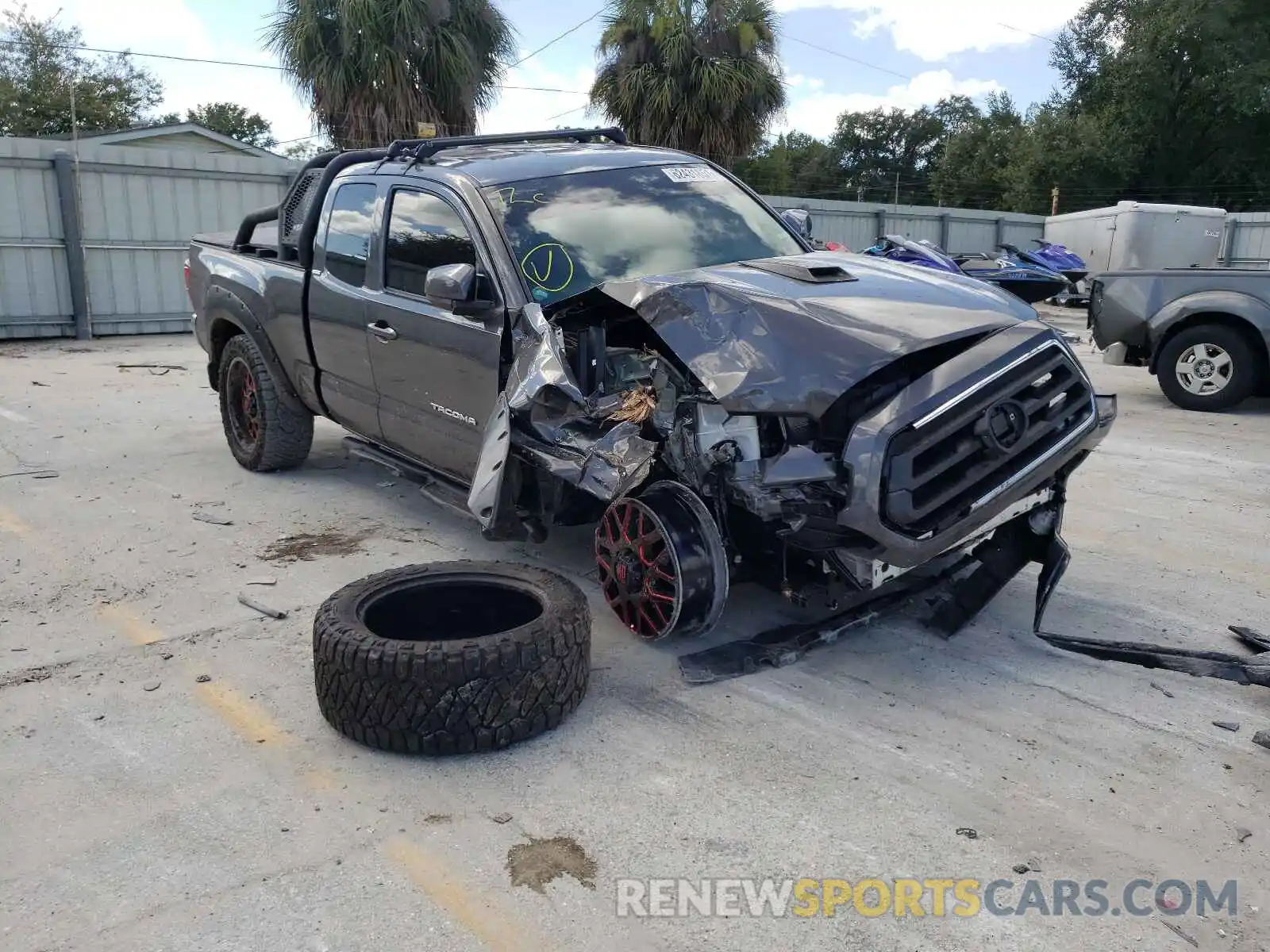 1 Photograph of a damaged car 3TYRX5GN4MT009339 TOYOTA TACOMA 2021