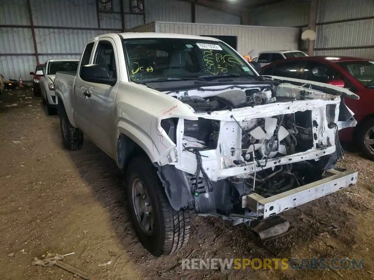 1 Photograph of a damaged car 3TYRX5GN5MT010550 TOYOTA TACOMA 2021