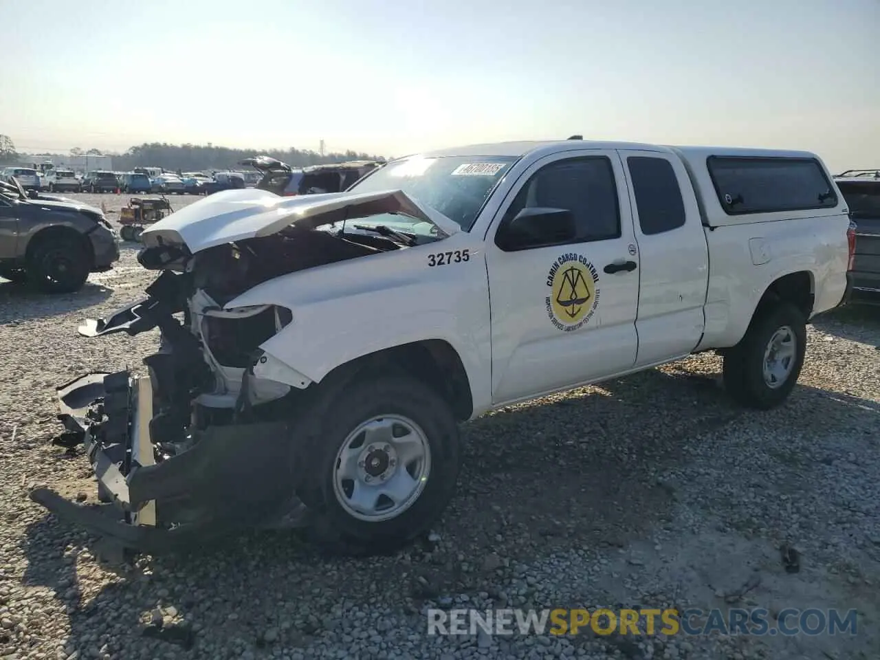 1 Photograph of a damaged car 3TYRX5GN5MT030815 TOYOTA TACOMA 2021