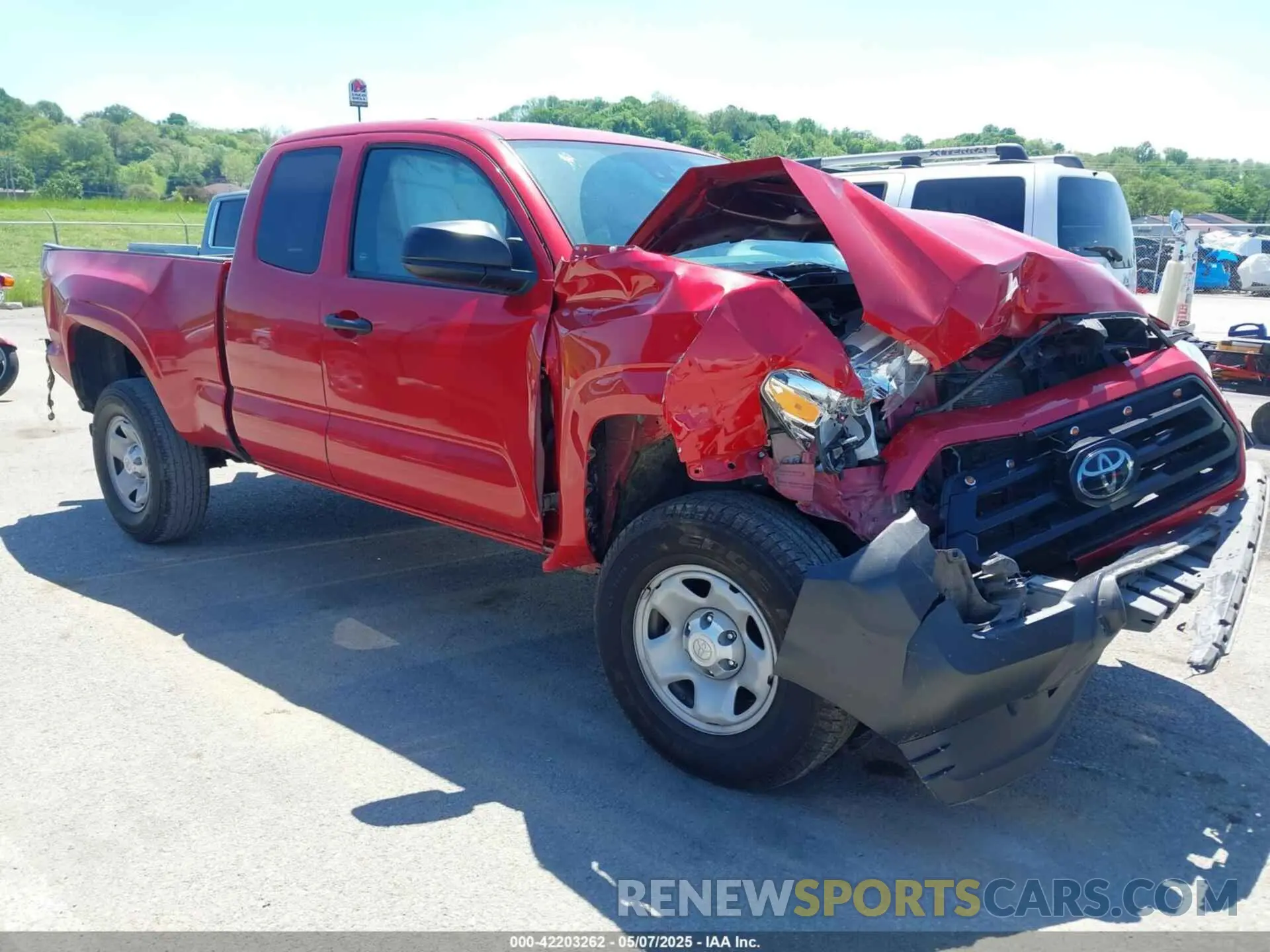 1 Photograph of a damaged car 3TYRX5GN6MT016261 TOYOTA TACOMA 2021