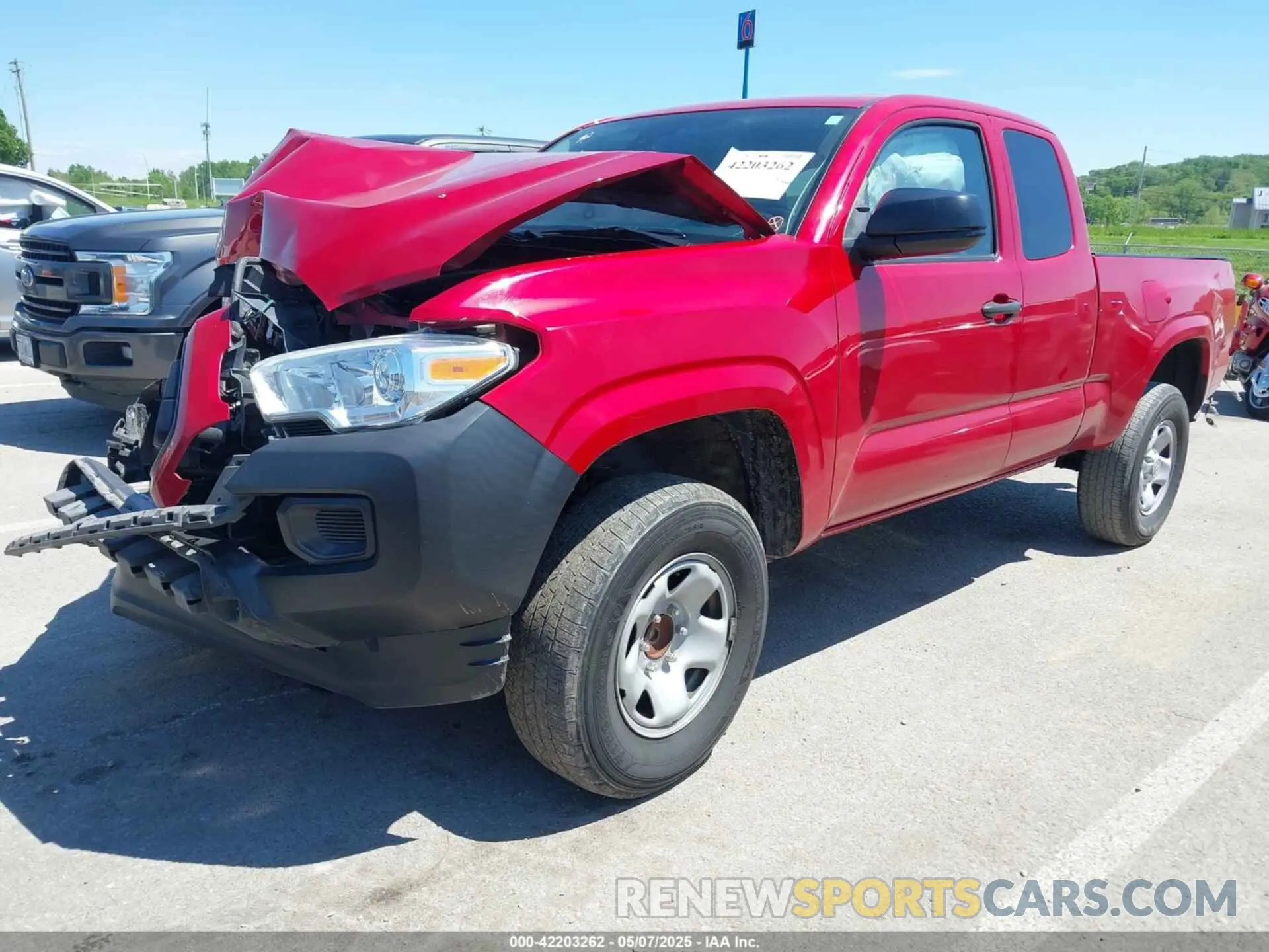 2 Photograph of a damaged car 3TYRX5GN6MT016261 TOYOTA TACOMA 2021