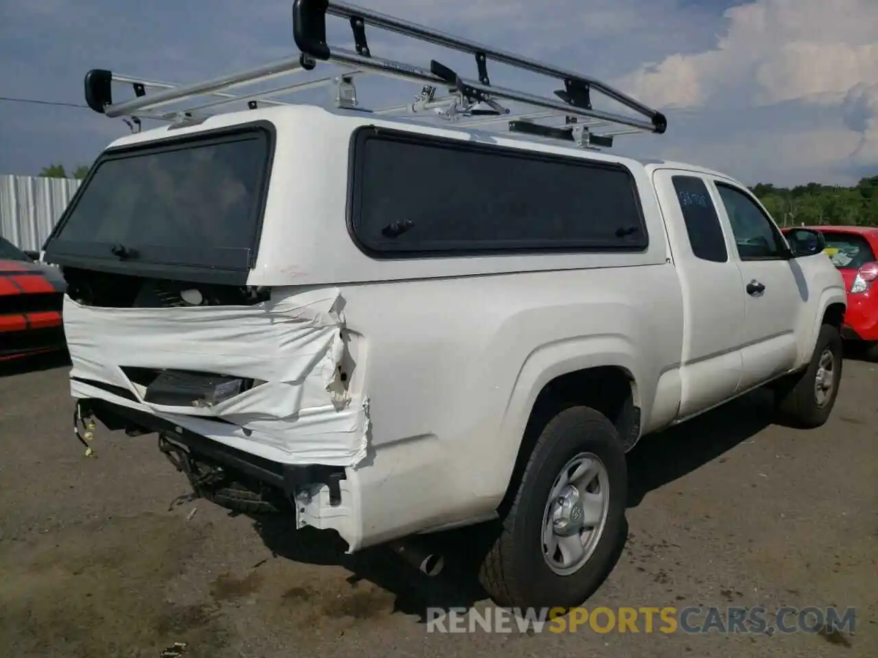 4 Photograph of a damaged car 3TYRX5GN7MT013448 TOYOTA TACOMA 2021