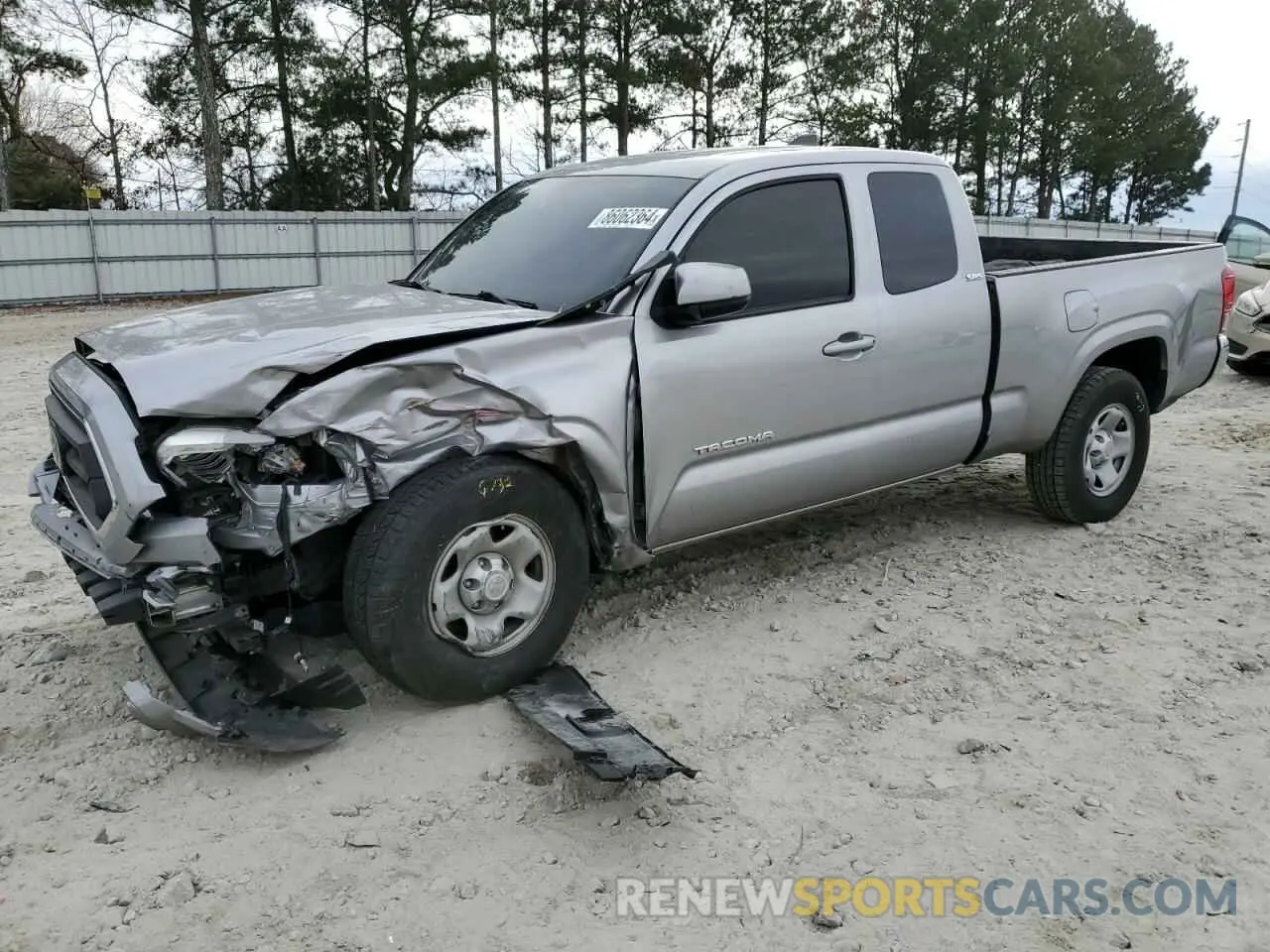 1 Photograph of a damaged car 3TYRX5GN7MT021288 TOYOTA TACOMA 2021