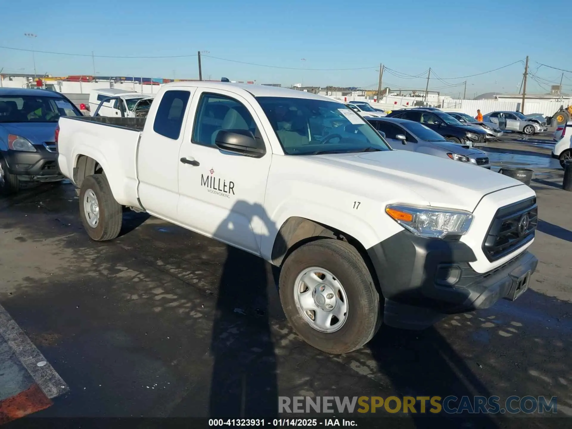 1 Photograph of a damaged car 3TYRX5GN7MT028547 TOYOTA TACOMA 2021