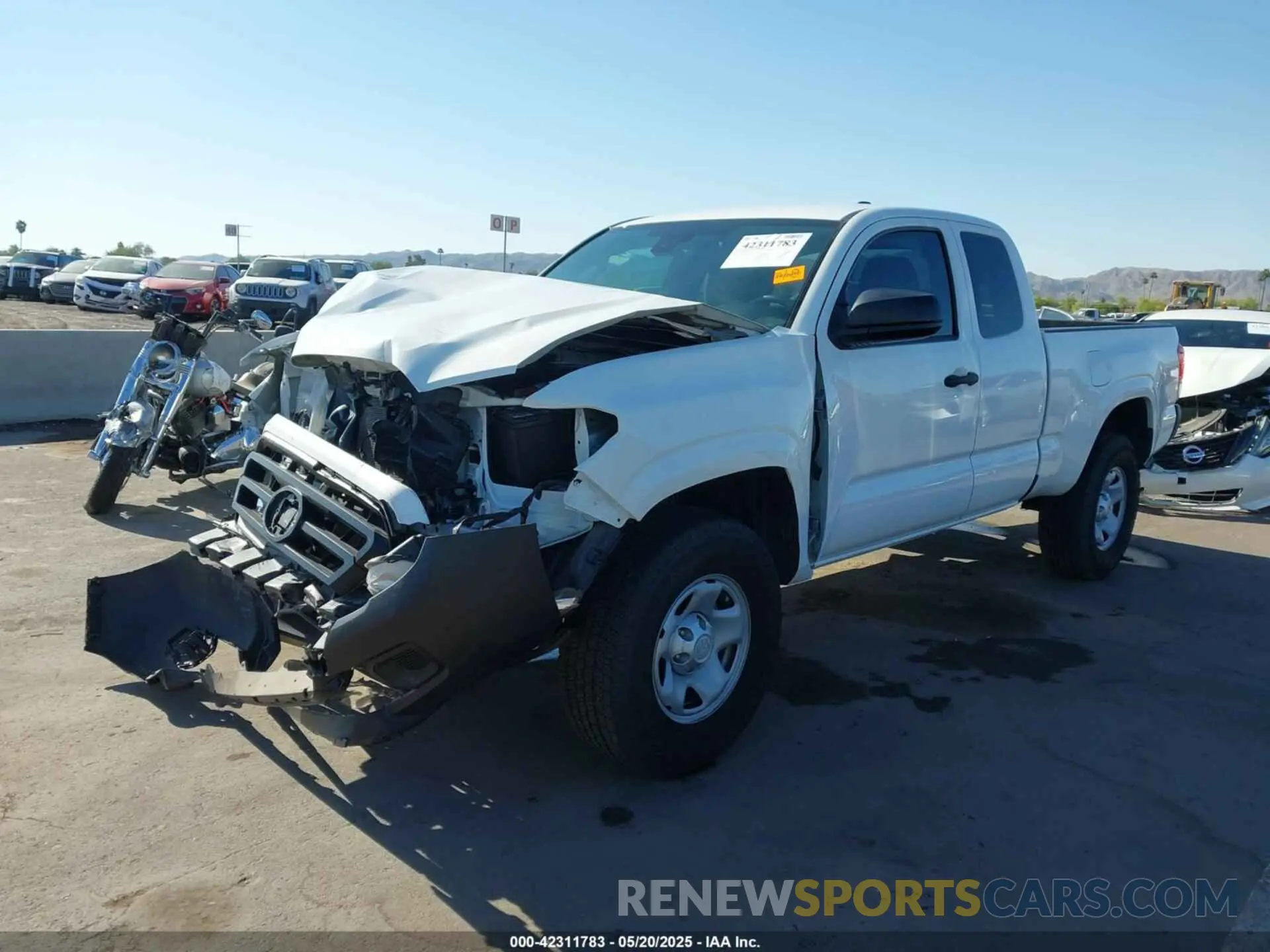 2 Photograph of a damaged car 3TYRX5GN8MT013815 TOYOTA TACOMA 2021