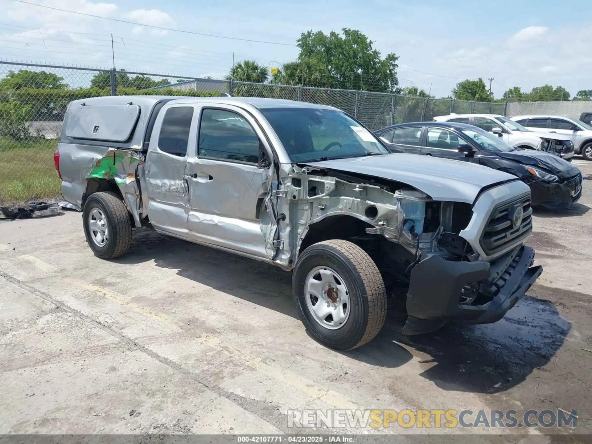 1 Photograph of a damaged car 3TYRX5GN8MT023292 TOYOTA TACOMA 2021