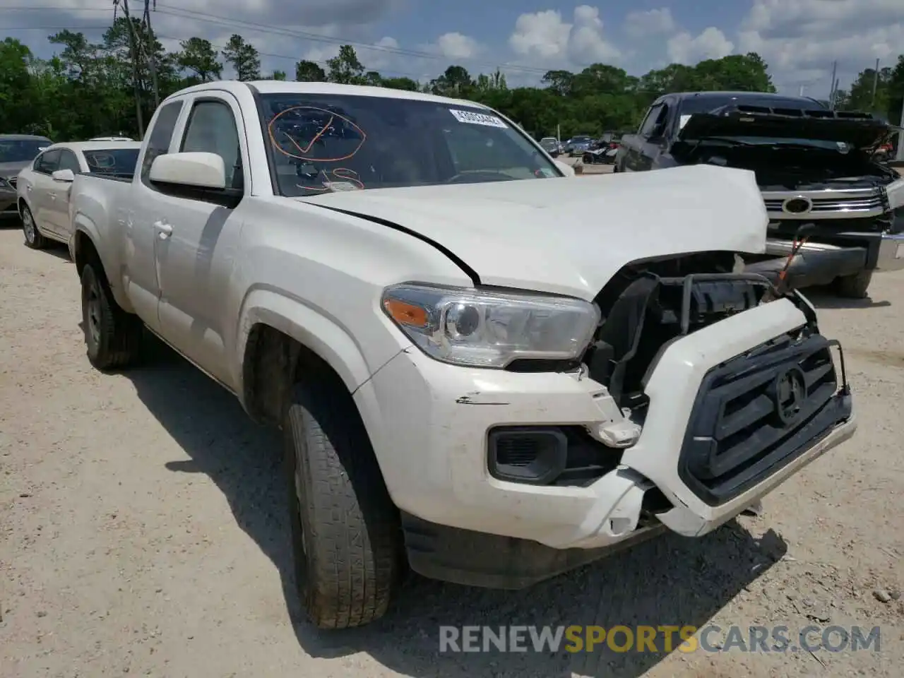 1 Photograph of a damaged car 3TYRZ5CN1MT006821 TOYOTA TACOMA 2021