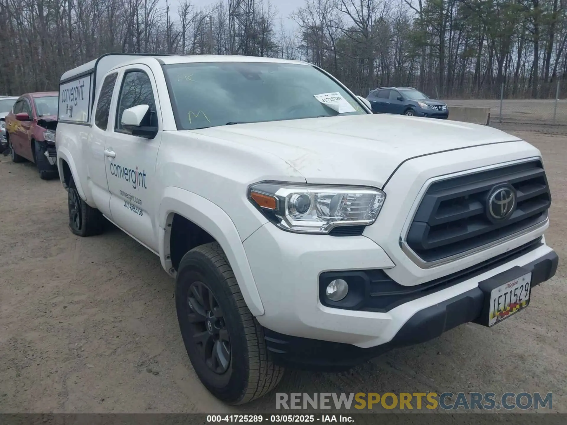 1 Photograph of a damaged car 3TYRZ5CN8MT011160 TOYOTA TACOMA 2021