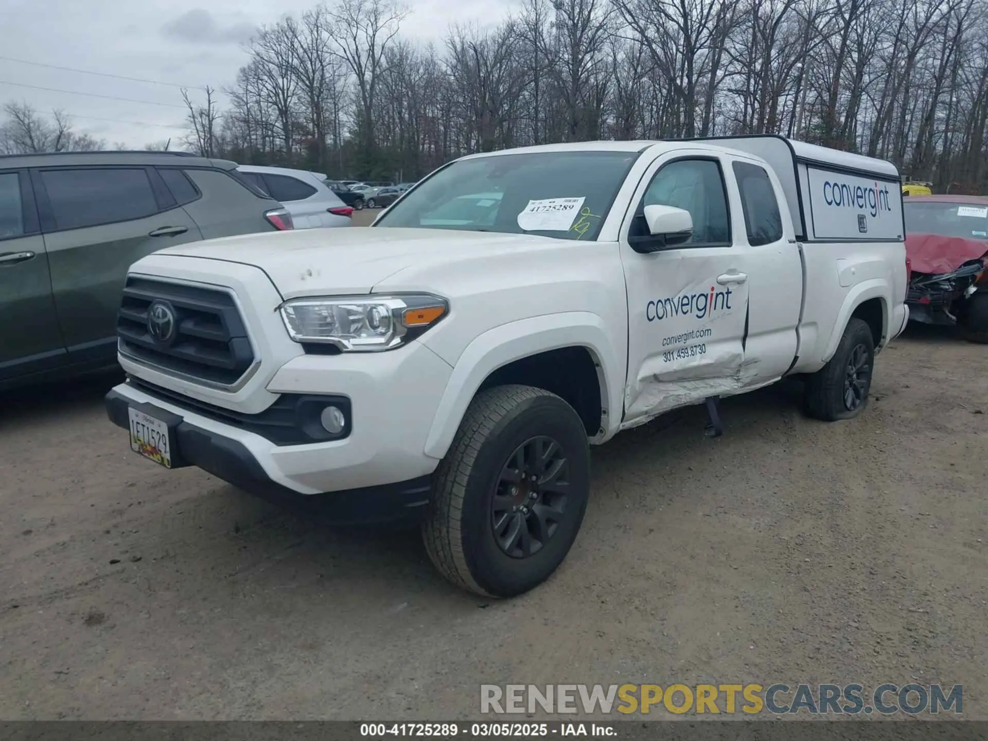 2 Photograph of a damaged car 3TYRZ5CN8MT011160 TOYOTA TACOMA 2021