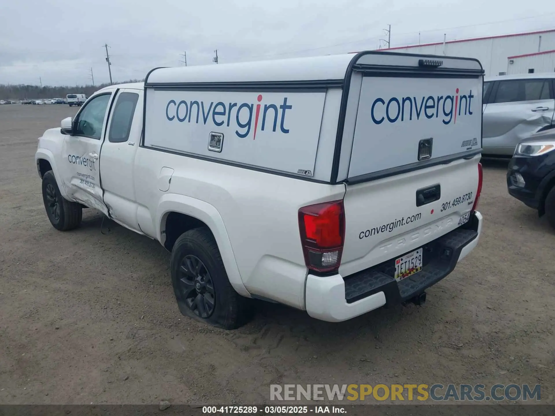3 Photograph of a damaged car 3TYRZ5CN8MT011160 TOYOTA TACOMA 2021