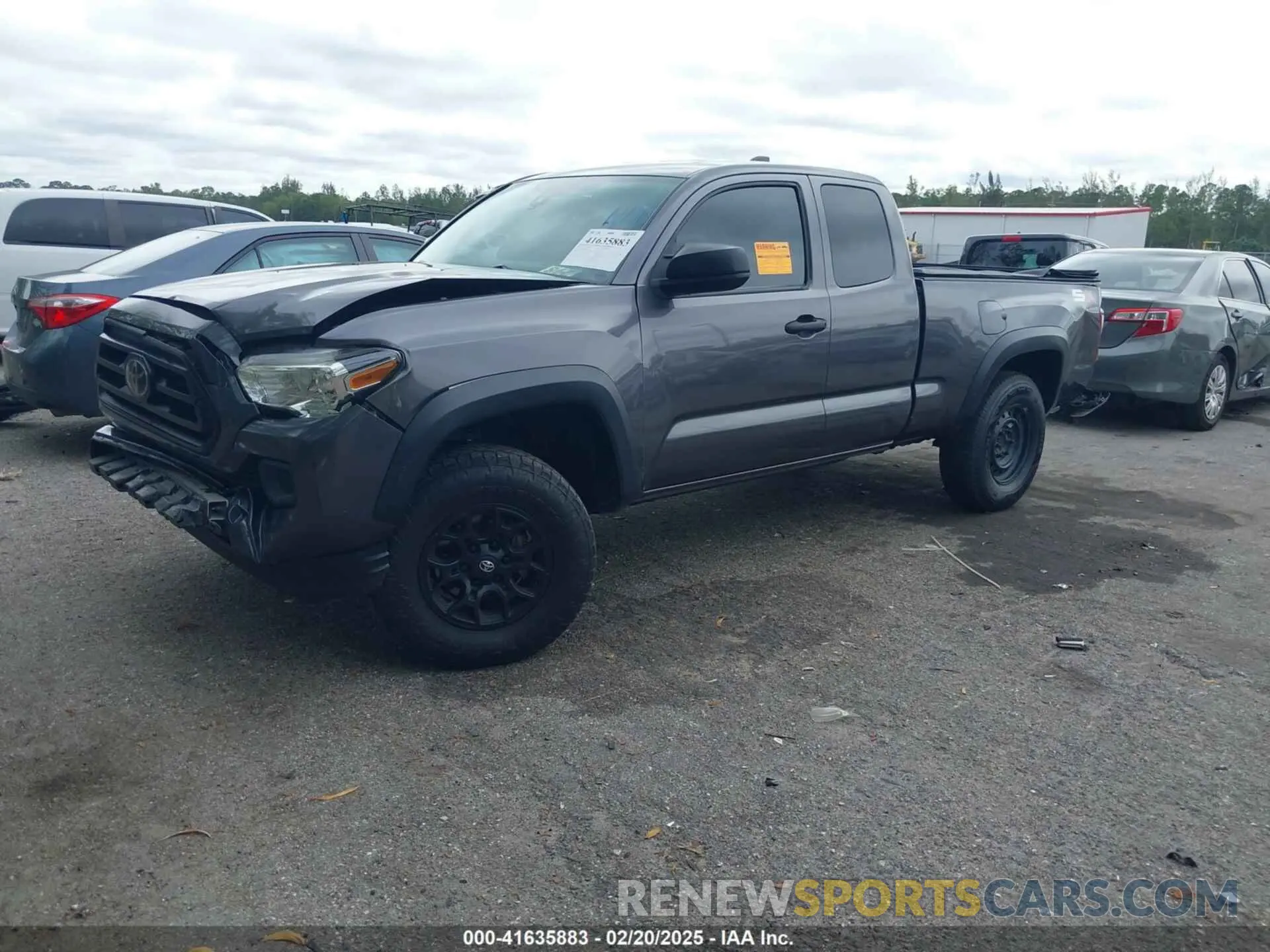 2 Photograph of a damaged car 3TYRZ5CN9MT007926 TOYOTA TACOMA 2021
