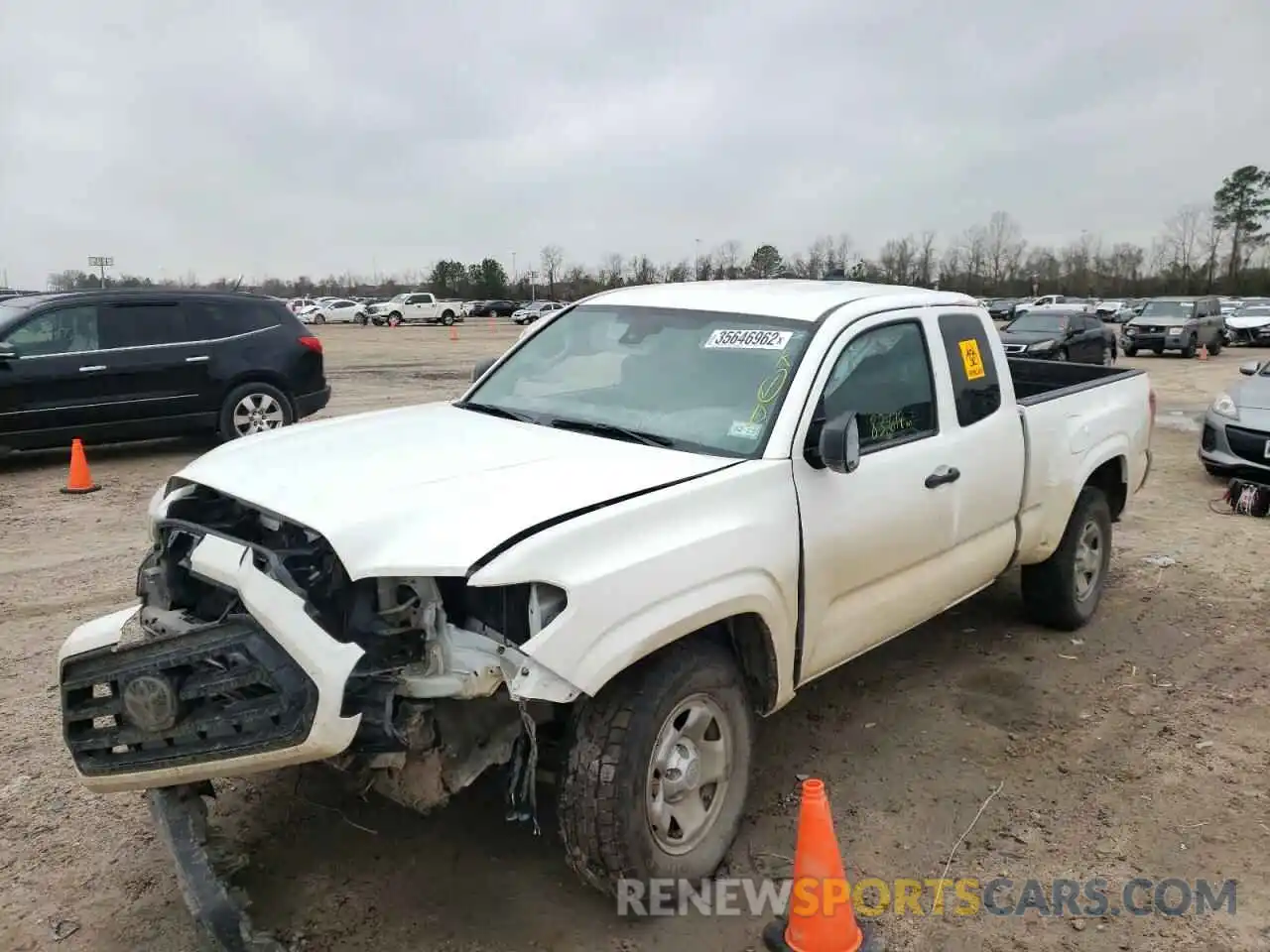 2 Photograph of a damaged car 3TYSX5EN5MT006230 TOYOTA TACOMA 2021