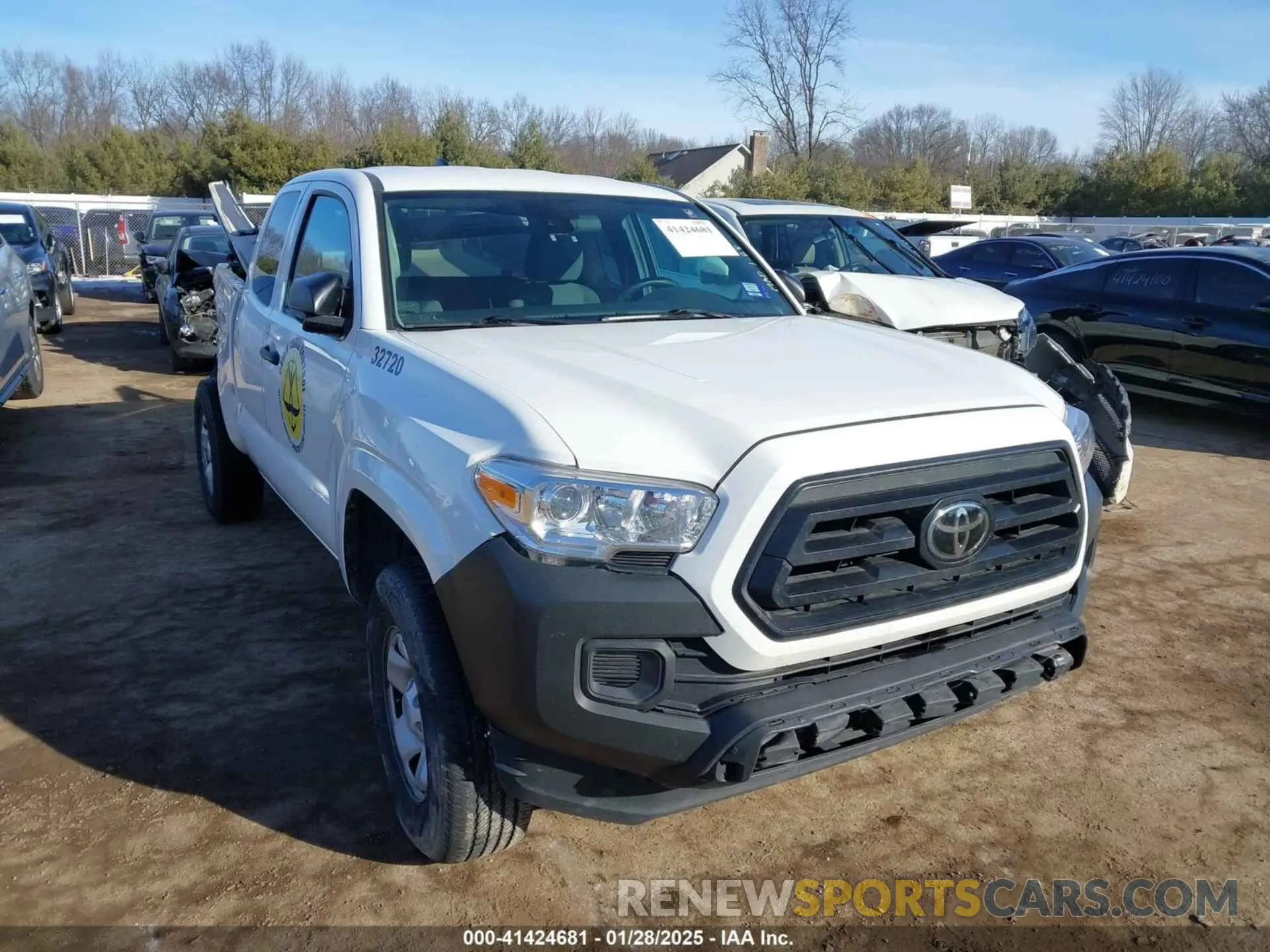 1 Photograph of a damaged car 3TYSX5EN8MT009929 TOYOTA TACOMA 2021