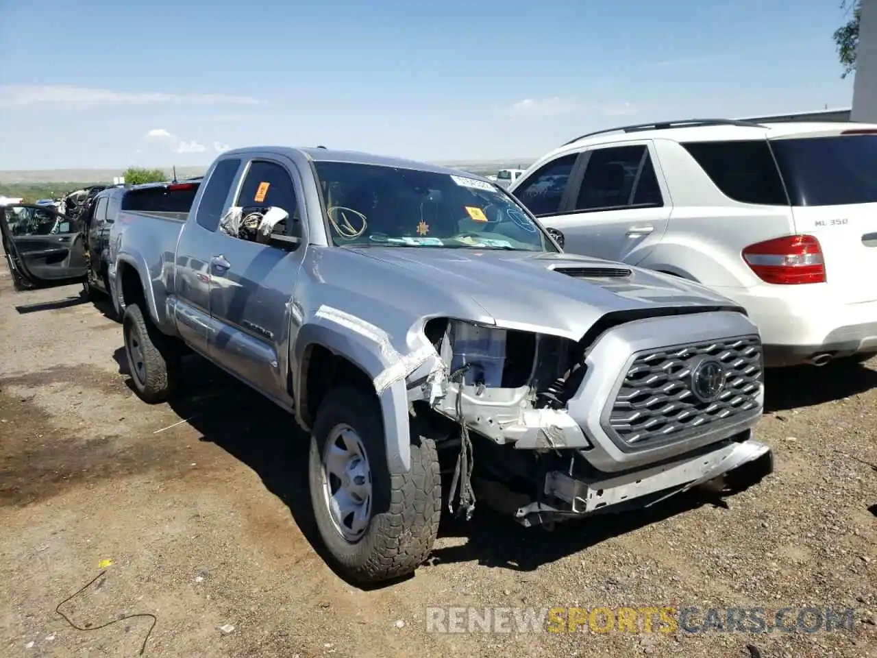 1 Photograph of a damaged car 3TYSZ5AN2MT007853 TOYOTA TACOMA 2021