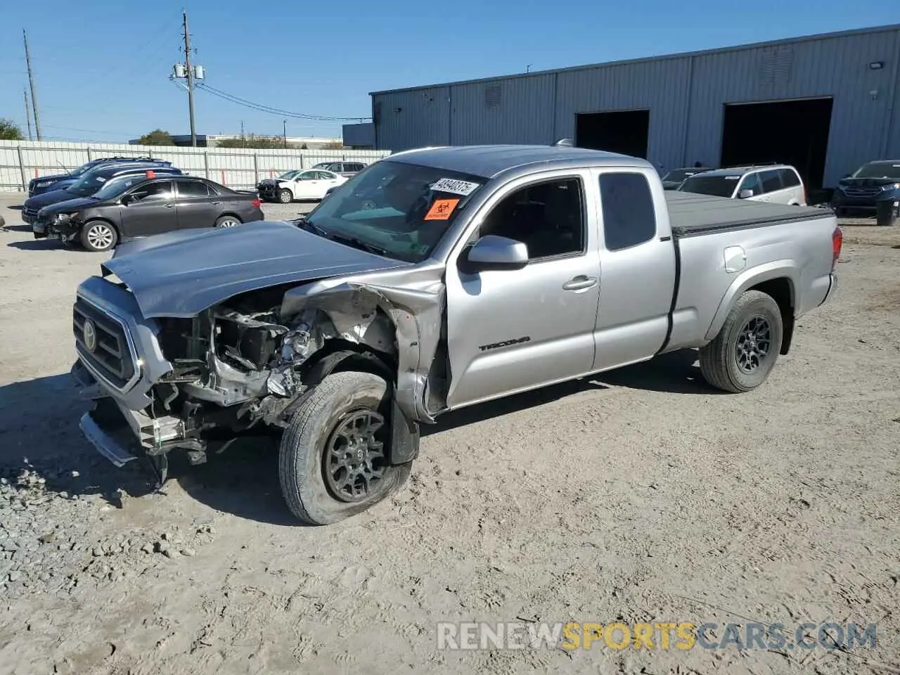 1 Photograph of a damaged car 3TYSZ5AN3MT045933 TOYOTA TACOMA 2021