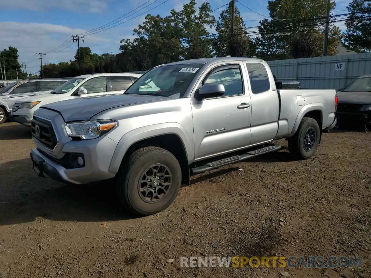 1 Photograph of a damaged car 3TYSZ5AN4MT018319 TOYOTA TACOMA 2021