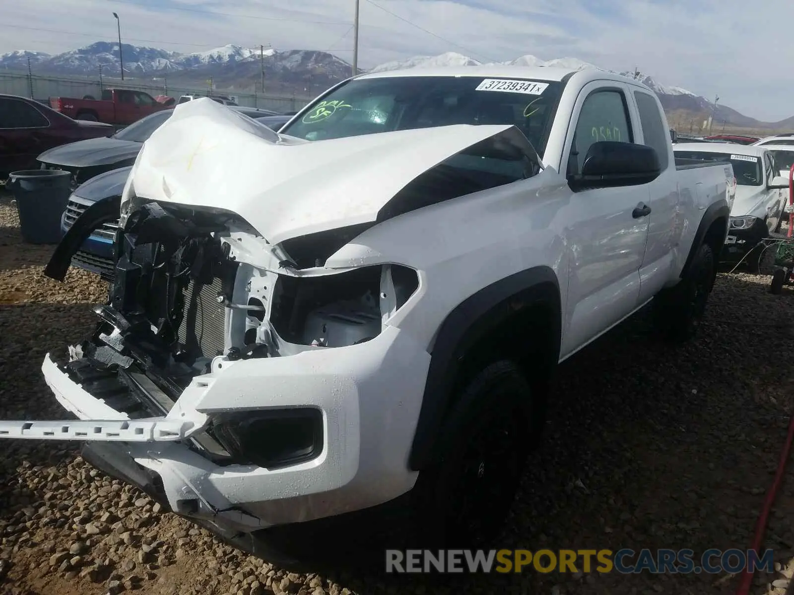 2 Photograph of a damaged car 3TYSZ5AN5MT009337 TOYOTA TACOMA 2021