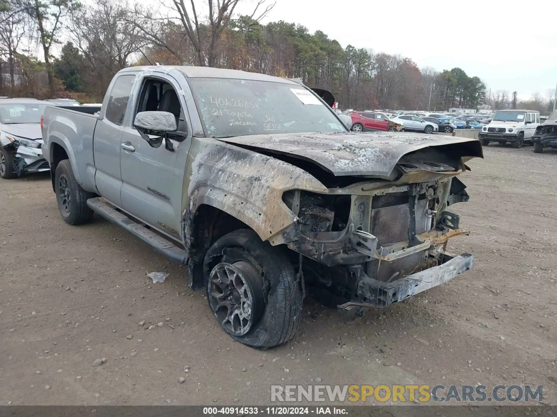 1 Photograph of a damaged car 3TYSZ5AN9MT045127 TOYOTA TACOMA 2021