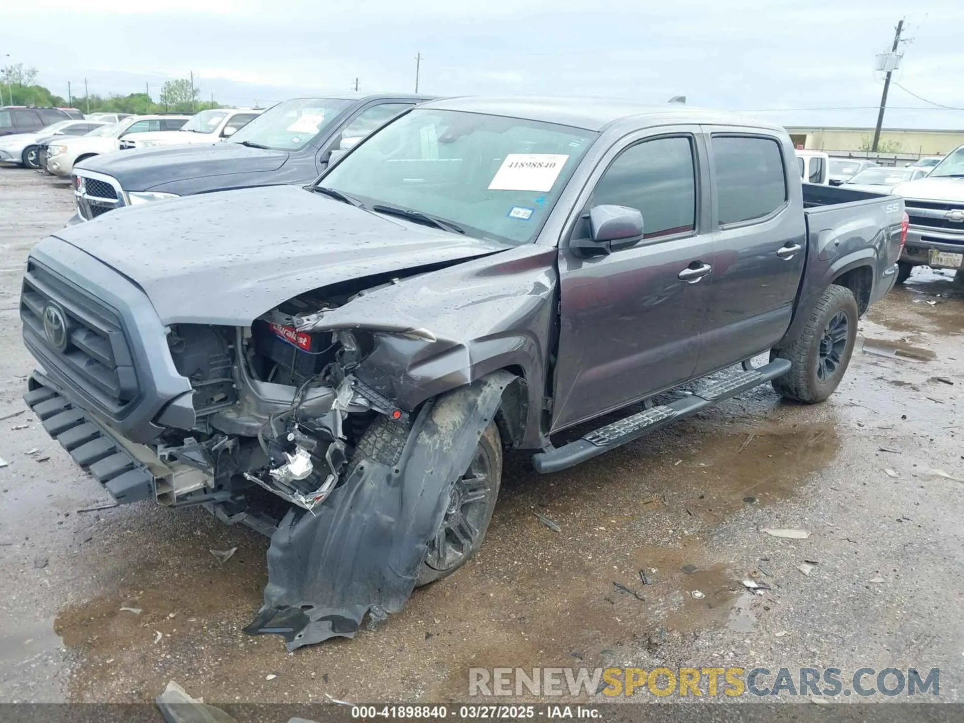 2 Photograph of a damaged car 5TFAX5GN1MX192380 TOYOTA TACOMA 2021