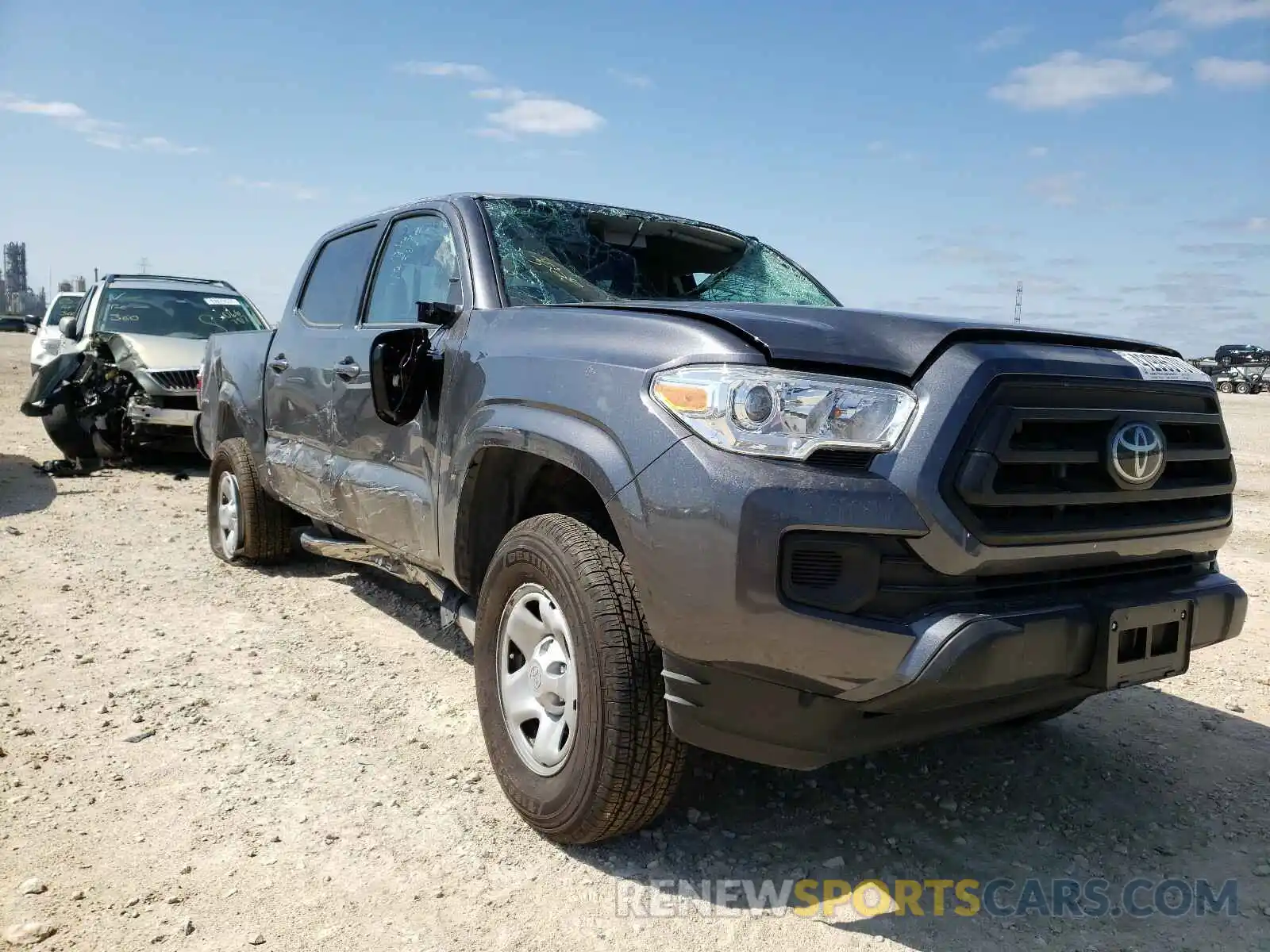 1 Photograph of a damaged car 5TFAX5GN1MX193674 TOYOTA TACOMA 2021