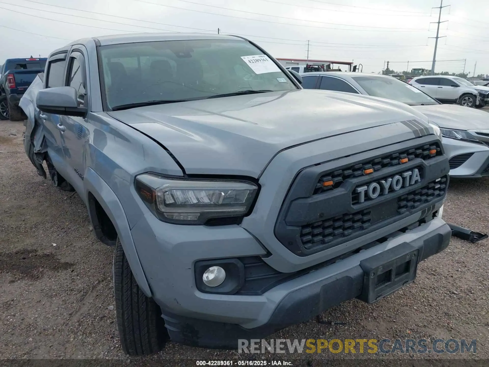 1 Photograph of a damaged car 5TFAX5GN3MX193319 TOYOTA TACOMA 2021