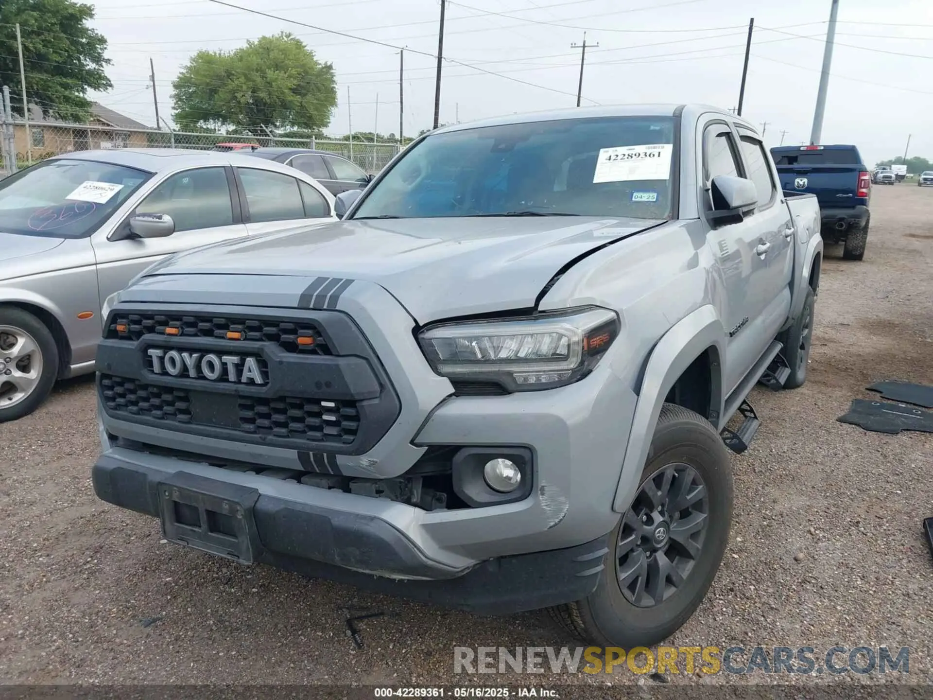 2 Photograph of a damaged car 5TFAX5GN3MX193319 TOYOTA TACOMA 2021