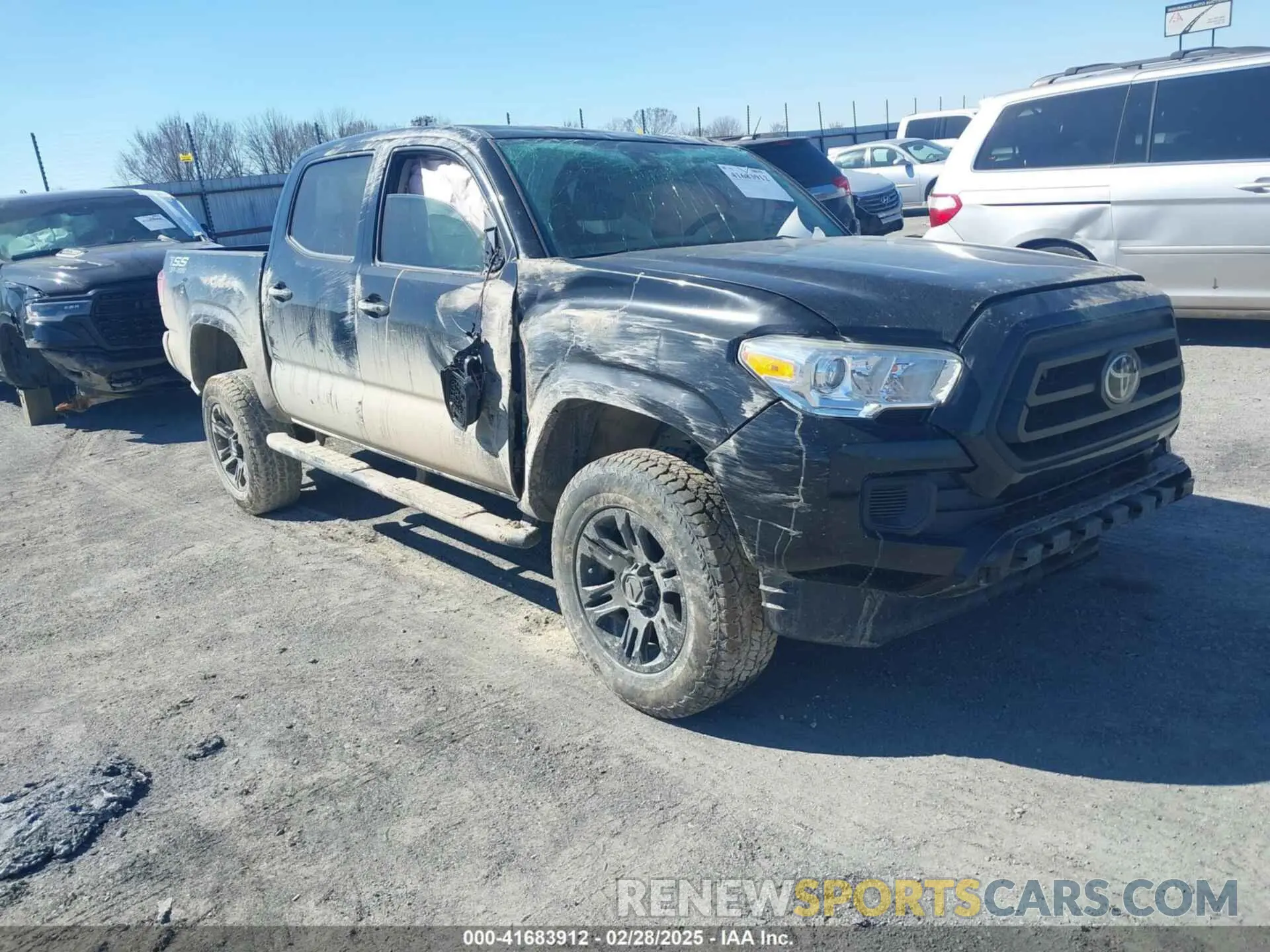 1 Photograph of a damaged car 5TFAX5GN3MX193613 TOYOTA TACOMA 2021
