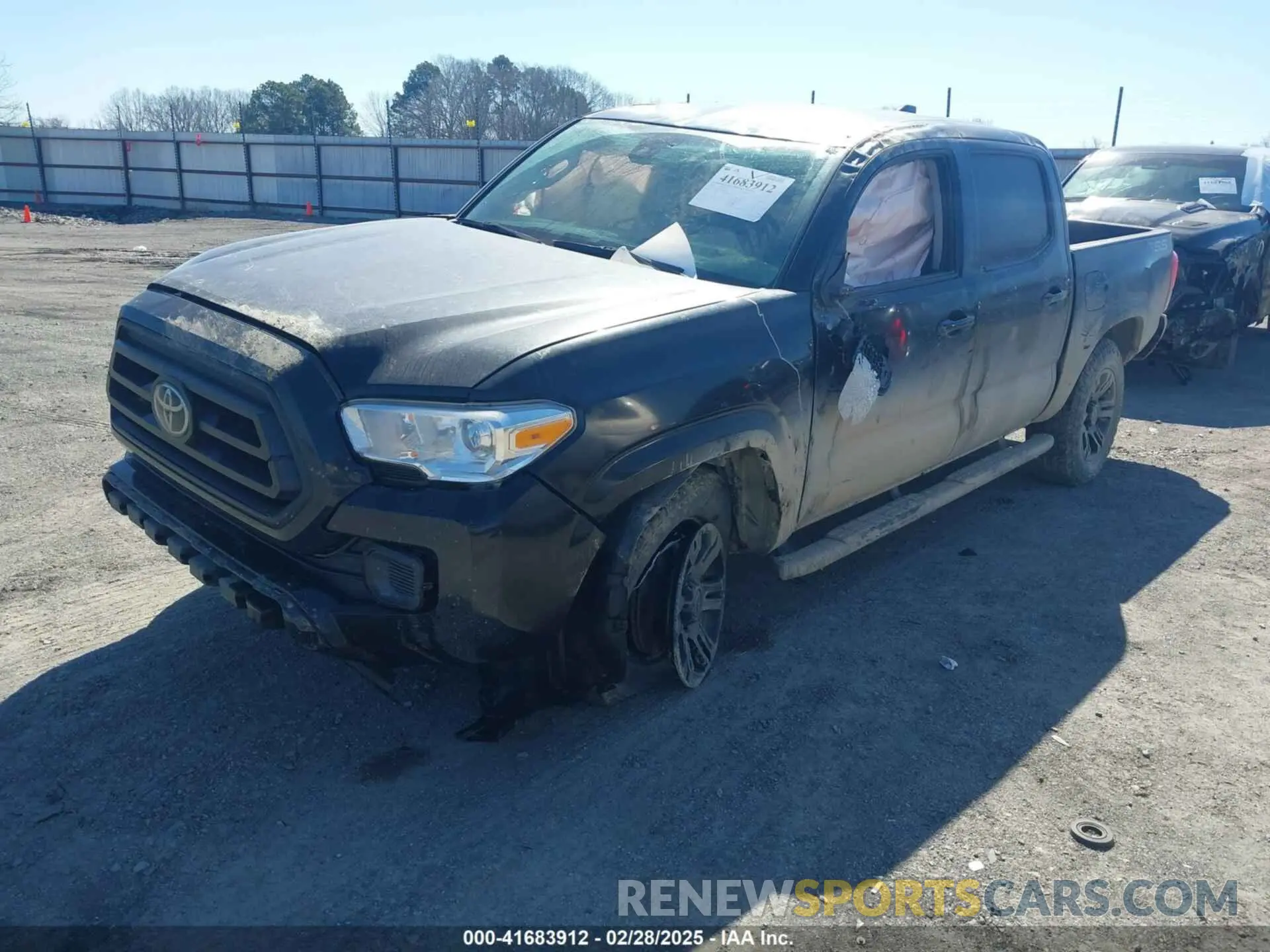 2 Photograph of a damaged car 5TFAX5GN3MX193613 TOYOTA TACOMA 2021