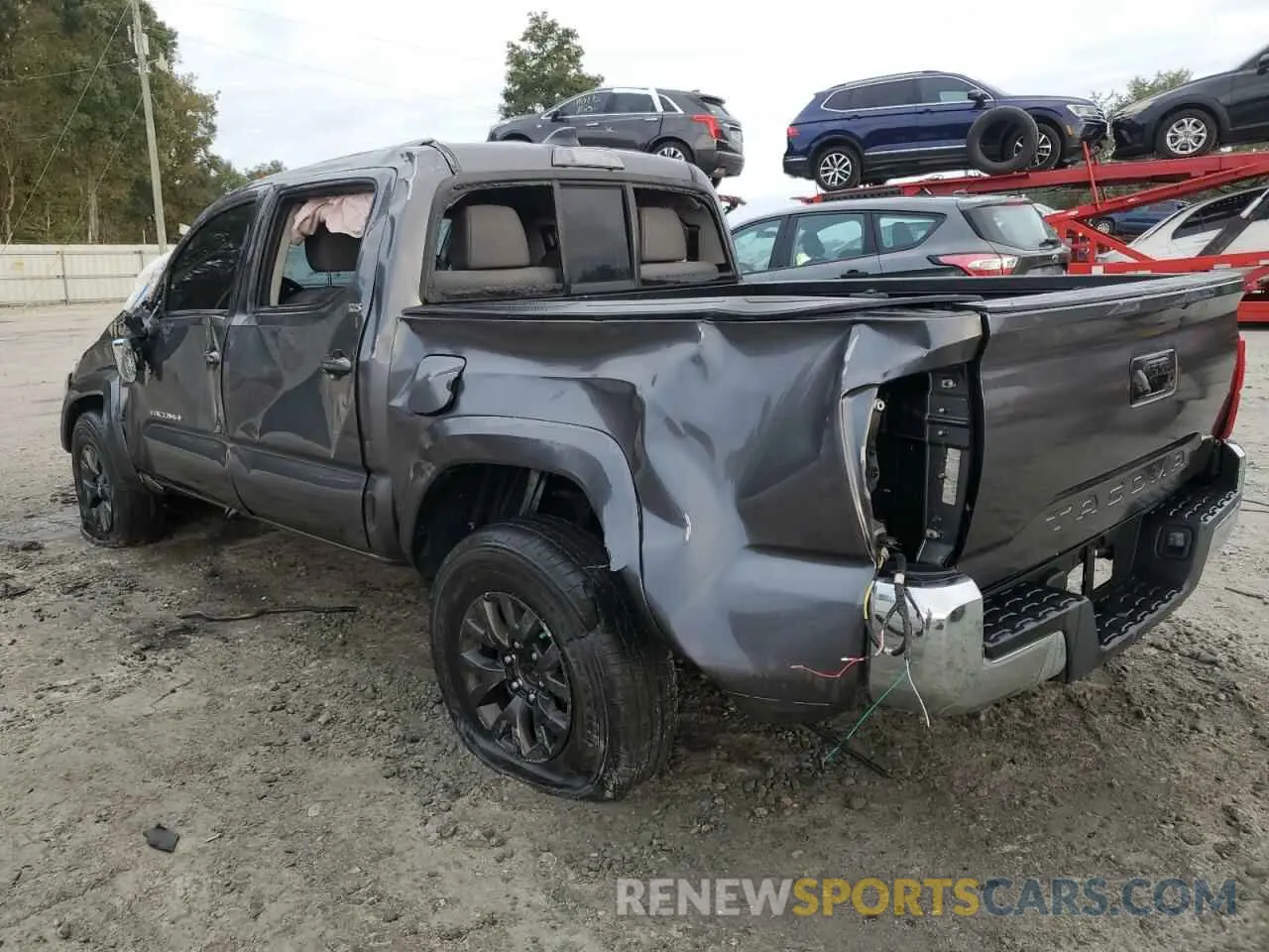 2 Photograph of a damaged car 5TFAX5GN3MX194289 TOYOTA TACOMA 2021