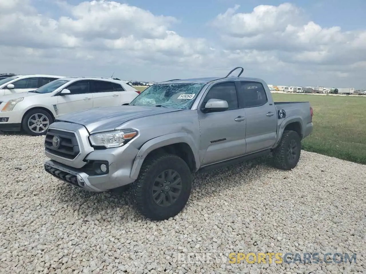 1 Photograph of a damaged car 5TFAX5GN5MX192513 TOYOTA TACOMA 2021