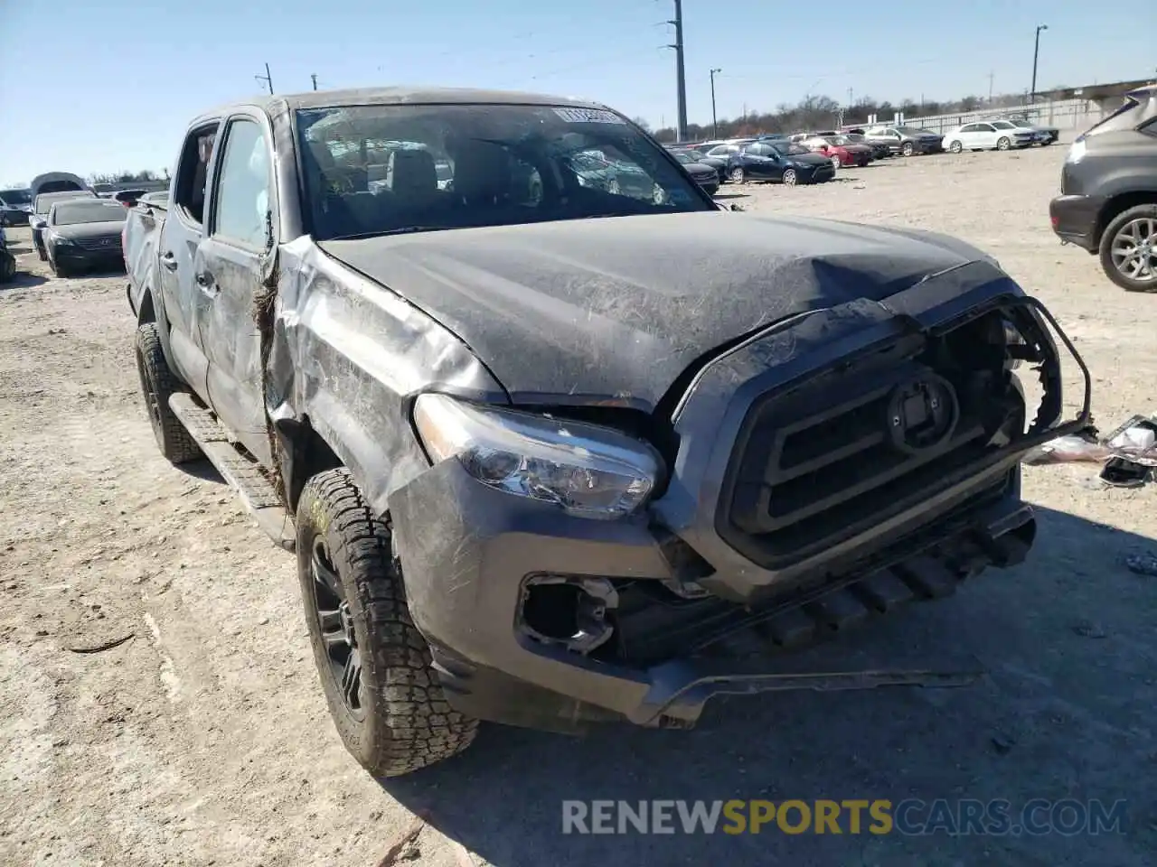 1 Photograph of a damaged car 5TFAX5GN8MX189296 TOYOTA TACOMA 2021