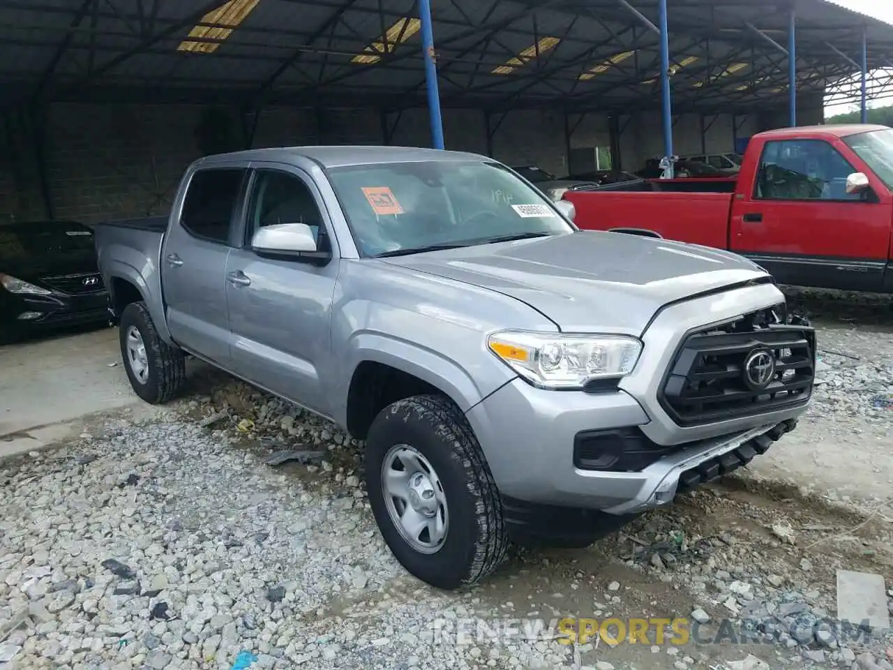 1 Photograph of a damaged car 5TFAX5GN8MX192330 TOYOTA TACOMA 2021