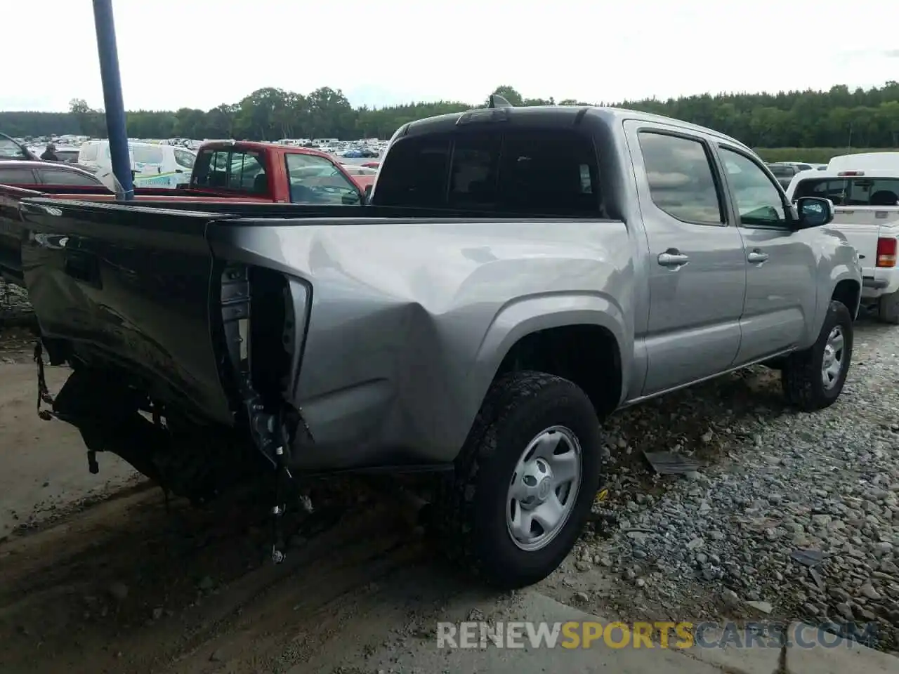 4 Photograph of a damaged car 5TFAX5GN8MX192330 TOYOTA TACOMA 2021