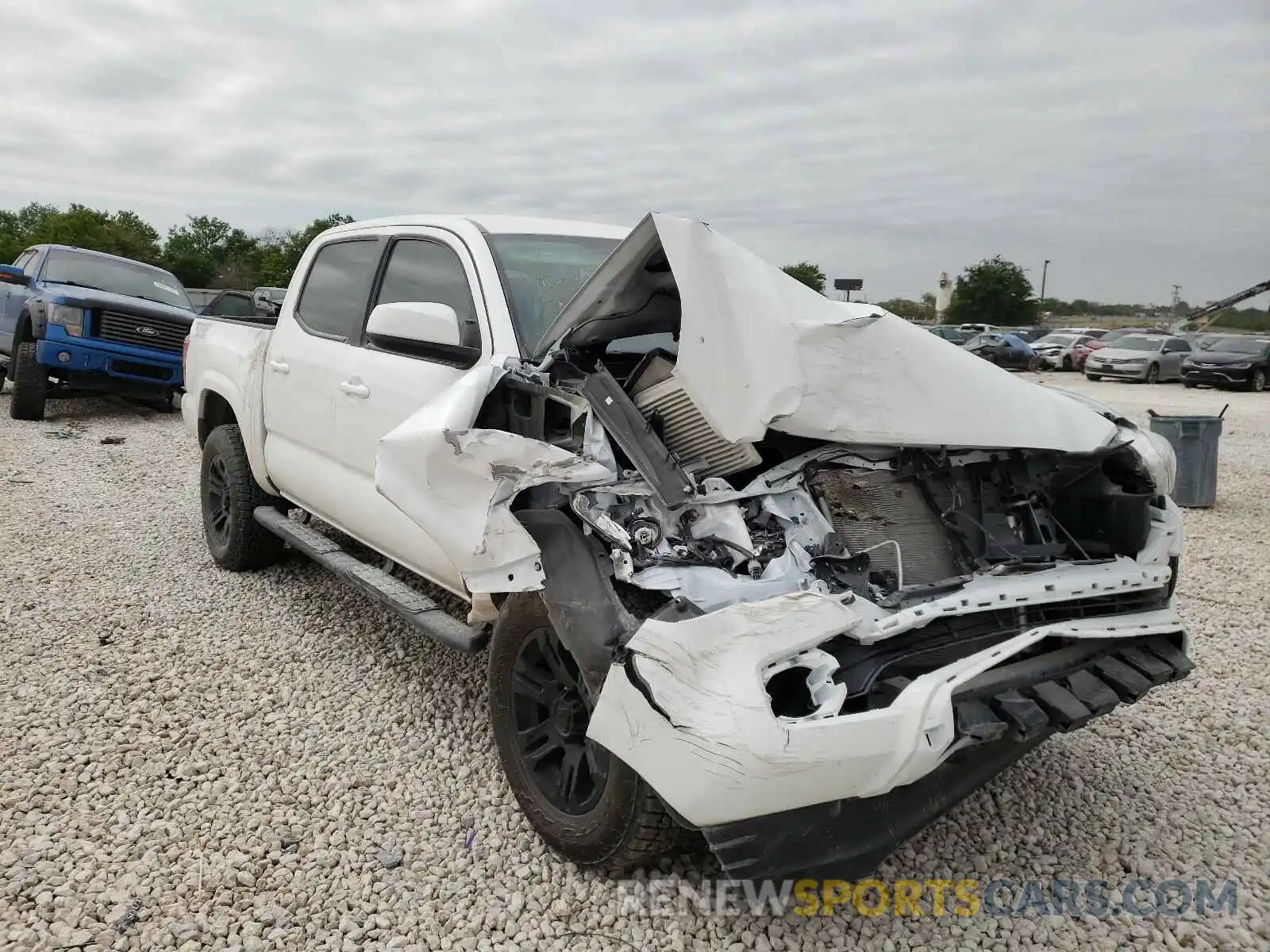 1 Photograph of a damaged car 5TFAX5GN8MX192733 TOYOTA TACOMA 2021