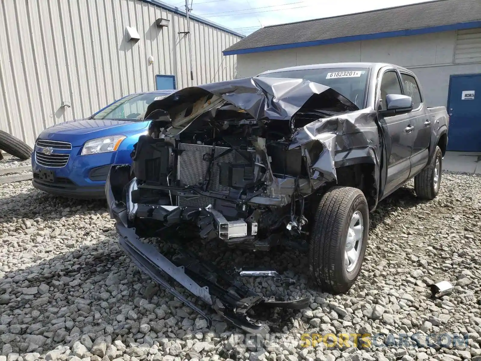 2 Photograph of a damaged car 5TFAX5GNXMX189669 TOYOTA TACOMA 2021