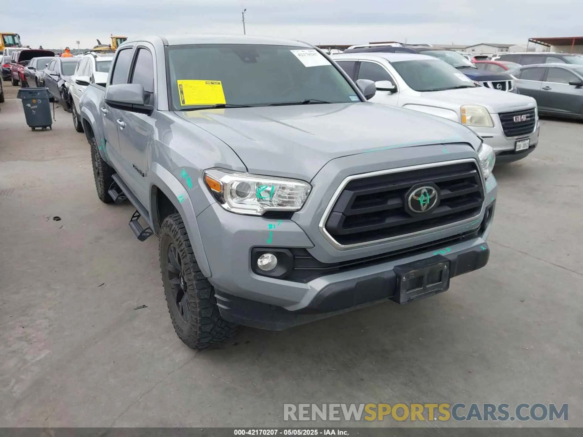 1 Photograph of a damaged car 5TFAX5GNXMX191938 TOYOTA TACOMA 2021