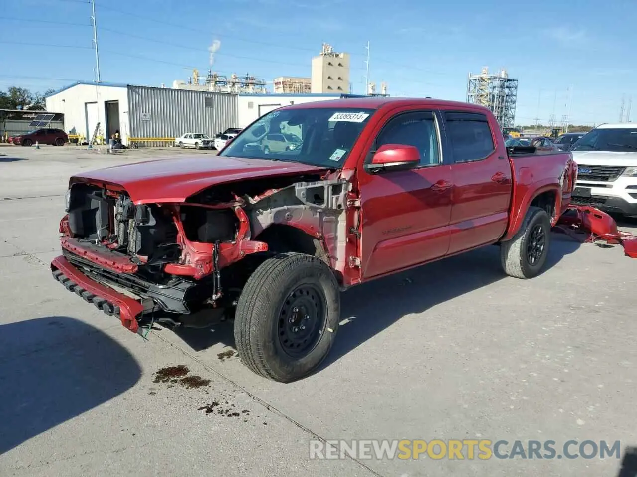 1 Photograph of a damaged car 5TFAZ5CN0MX096840 TOYOTA TACOMA 2021