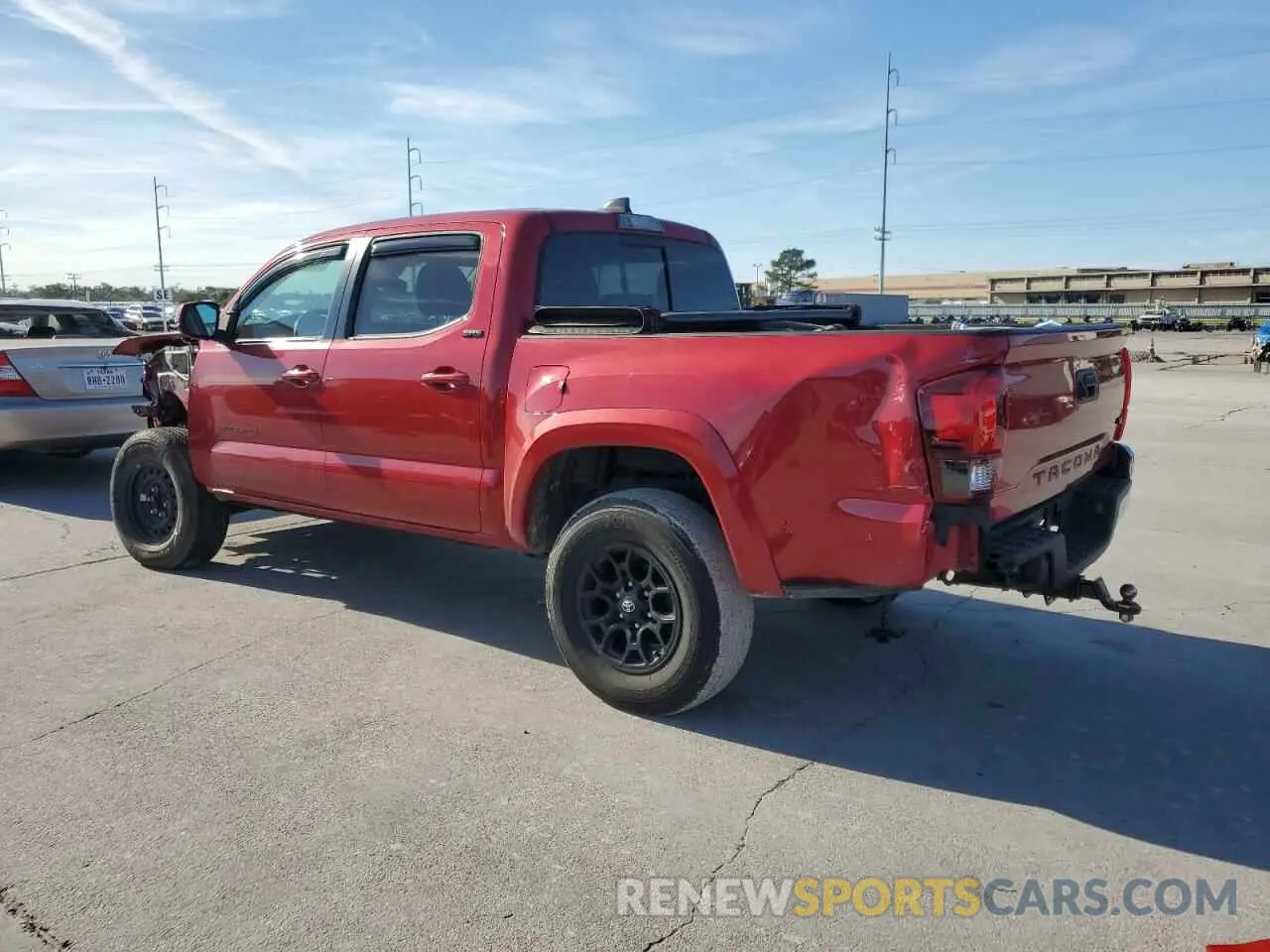 2 Photograph of a damaged car 5TFAZ5CN0MX096840 TOYOTA TACOMA 2021