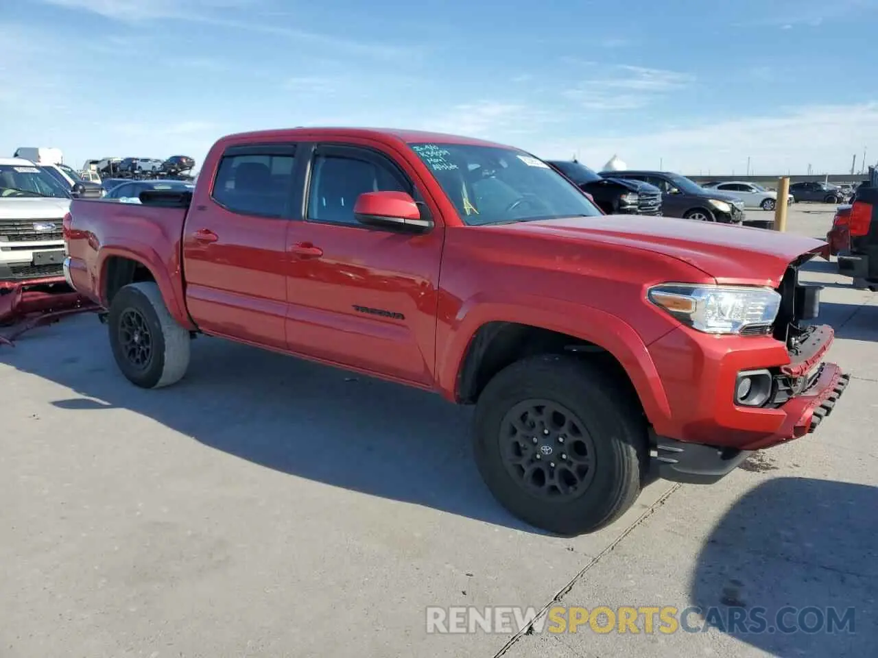 4 Photograph of a damaged car 5TFAZ5CN0MX096840 TOYOTA TACOMA 2021