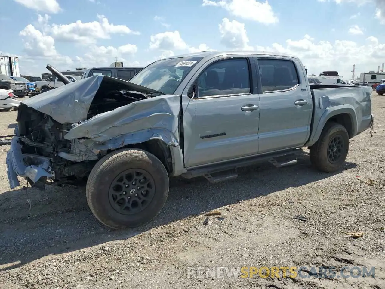 1 Photograph of a damaged car 5TFAZ5CN0MX107447 TOYOTA TACOMA 2021