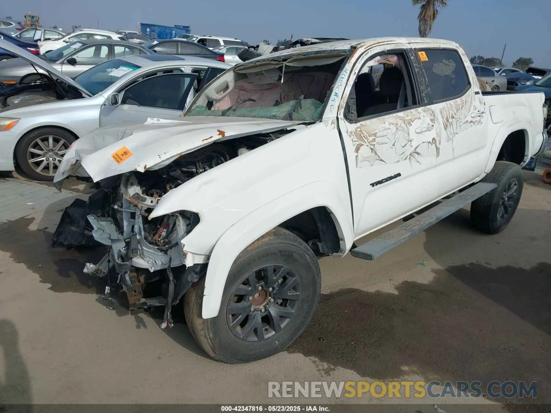 2 Photograph of a damaged car 5TFAZ5CN0MX113121 TOYOTA TACOMA 2021