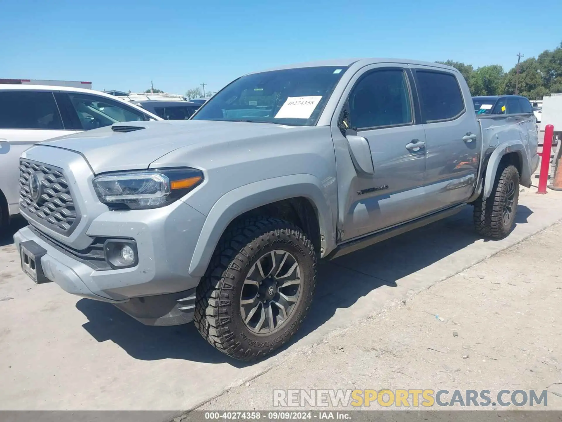 2 Photograph of a damaged car 5TFAZ5CN1MX107506 TOYOTA TACOMA 2021