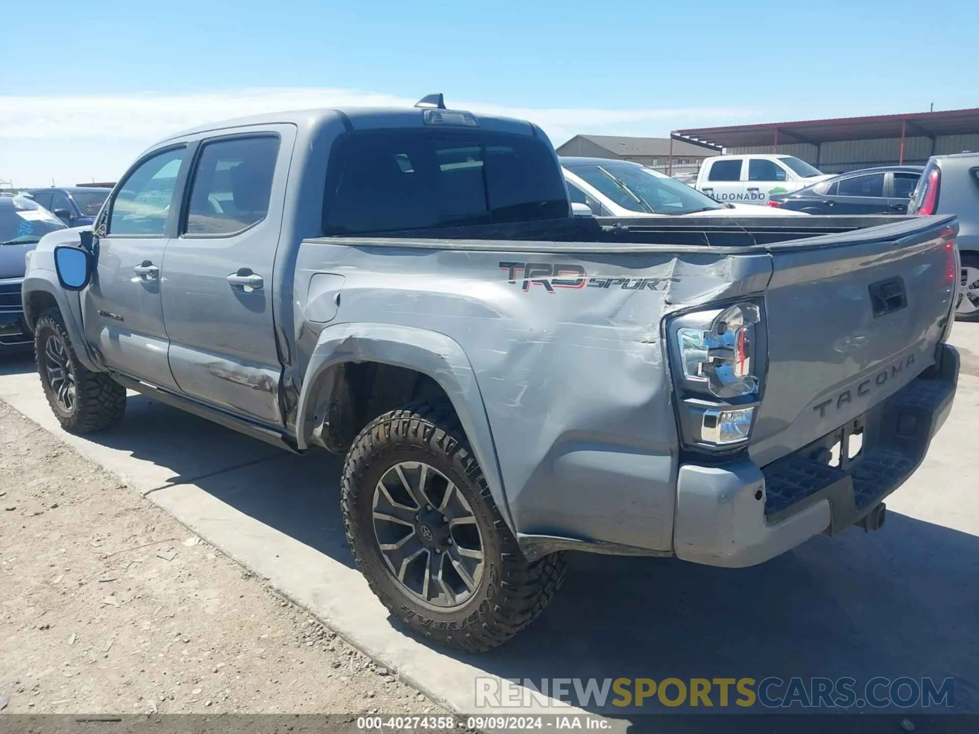 3 Photograph of a damaged car 5TFAZ5CN1MX107506 TOYOTA TACOMA 2021