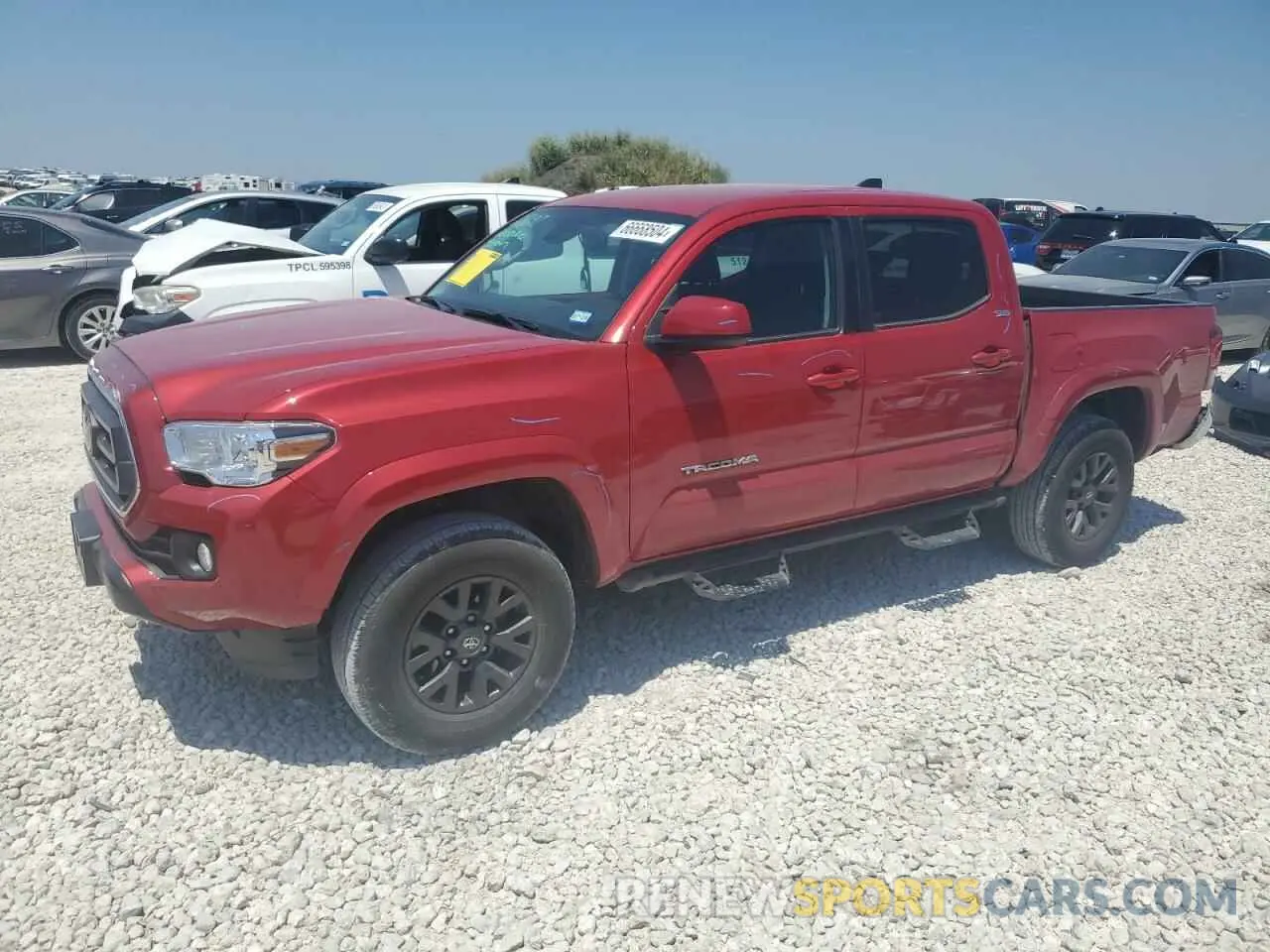 1 Photograph of a damaged car 5TFAZ5CN1MX114424 TOYOTA TACOMA 2021