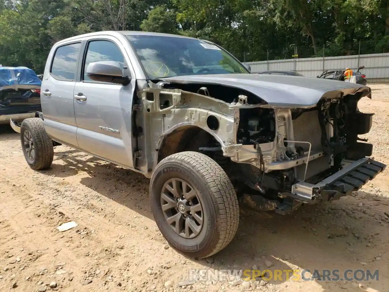 1 Photograph of a damaged car 5TFAZ5CN2MX098508 TOYOTA TACOMA 2021