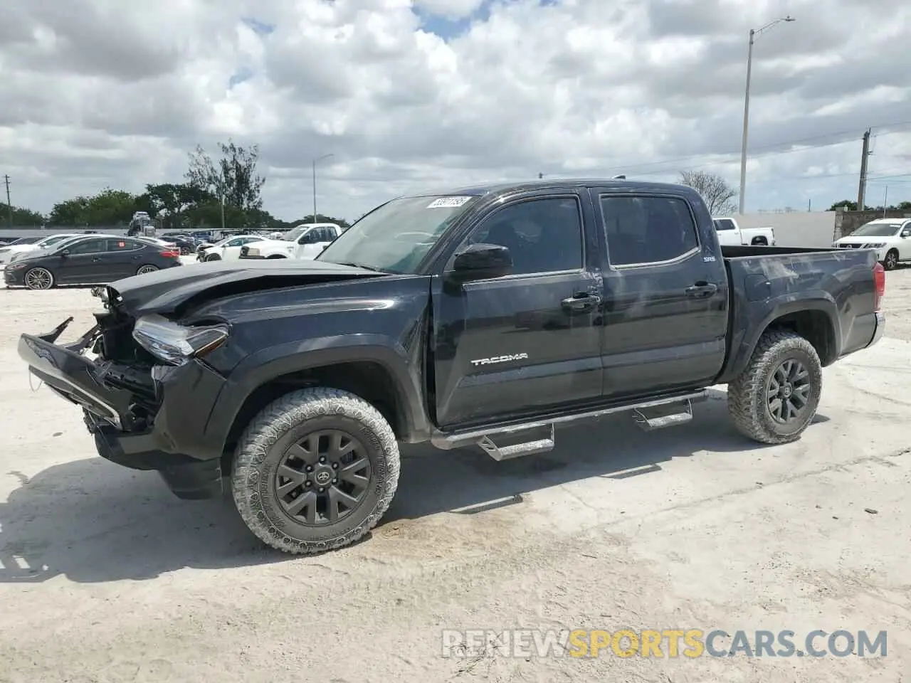 1 Photograph of a damaged car 5TFAZ5CN2MX100662 TOYOTA TACOMA 2021
