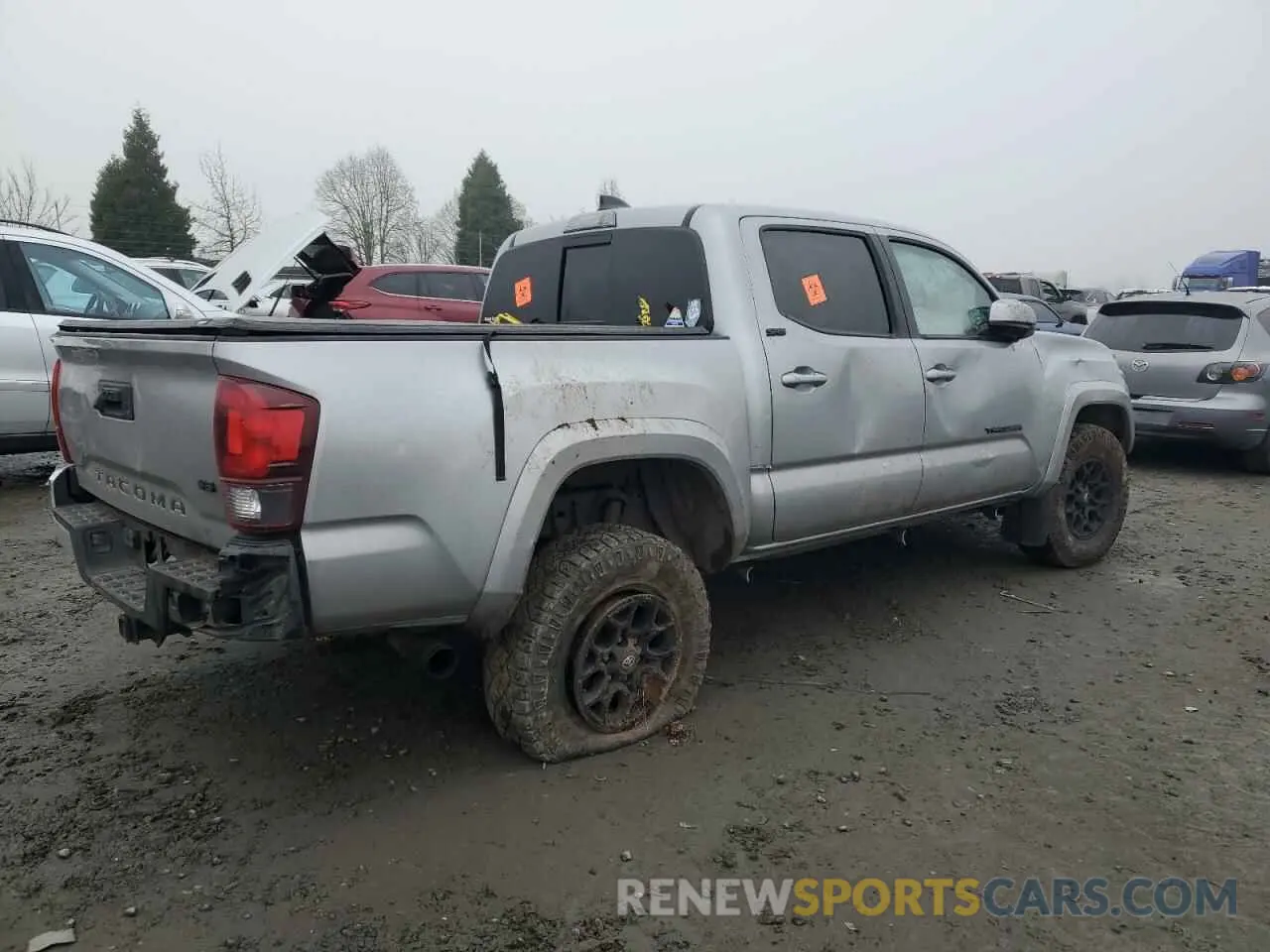 3 Photograph of a damaged car 5TFAZ5CN2MX105473 TOYOTA TACOMA 2021