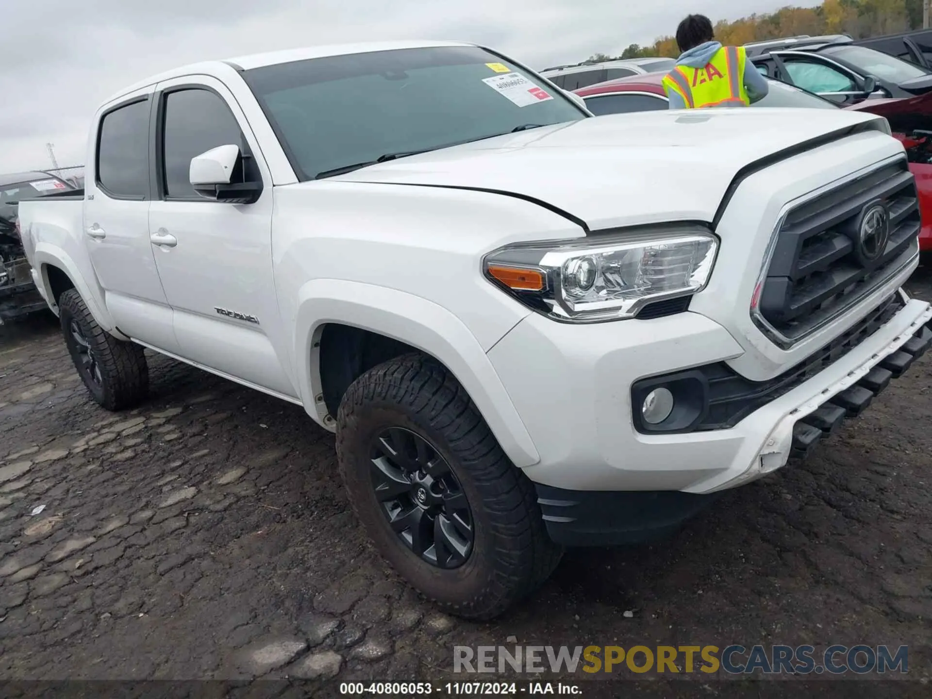 1 Photograph of a damaged car 5TFAZ5CN2MX107207 TOYOTA TACOMA 2021